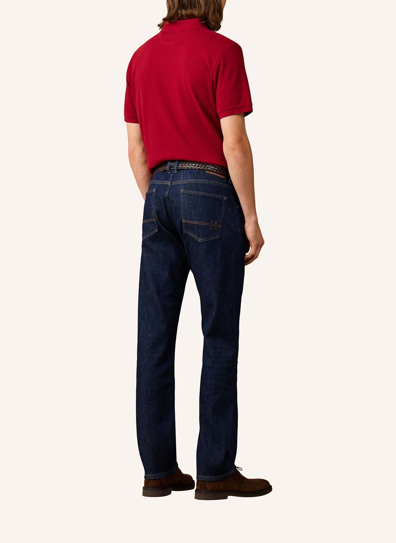 HACKETT LONDON Jeans Overall HRTG RINSE DENIM CL: BLAU