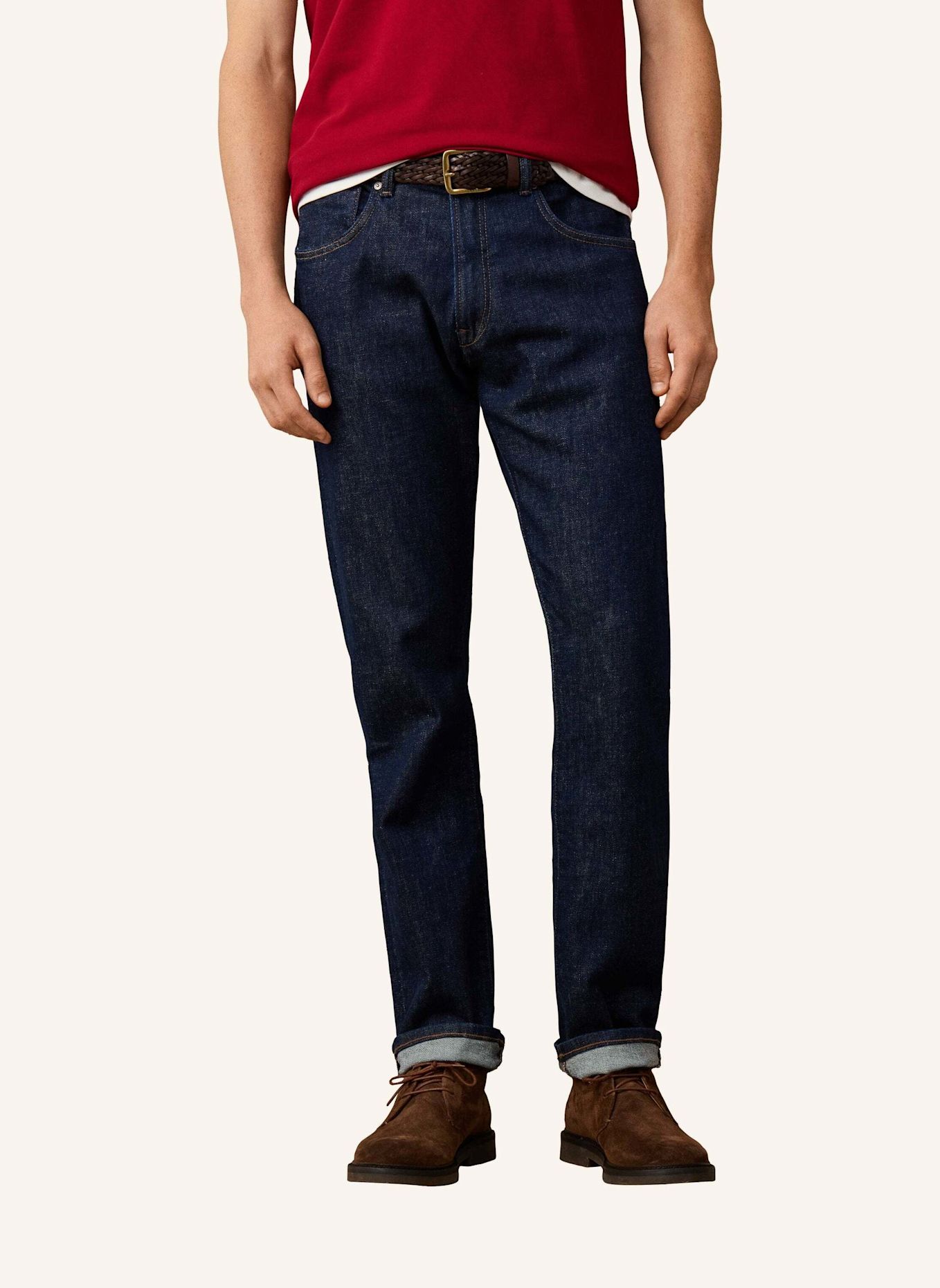 HACKETT LONDON Jeans Overall HRTG RINSE DENIM CL: BLAU