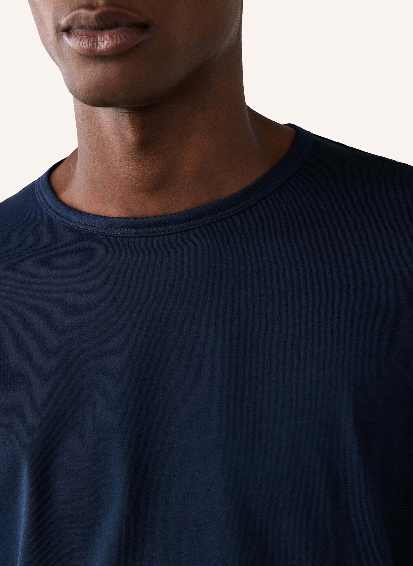 HACKETT LONDON T-Shirt PIMA COTTON TEE LS: BLAU