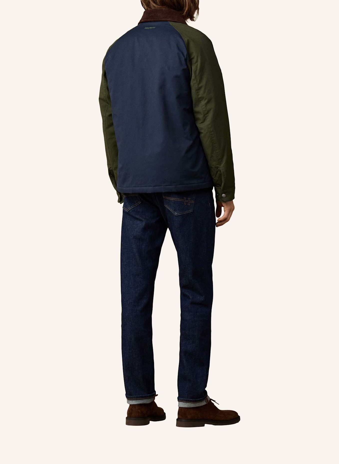 HACKETT LONDON Regenjacke HERITAGE WEEKEND JKT: BLAU