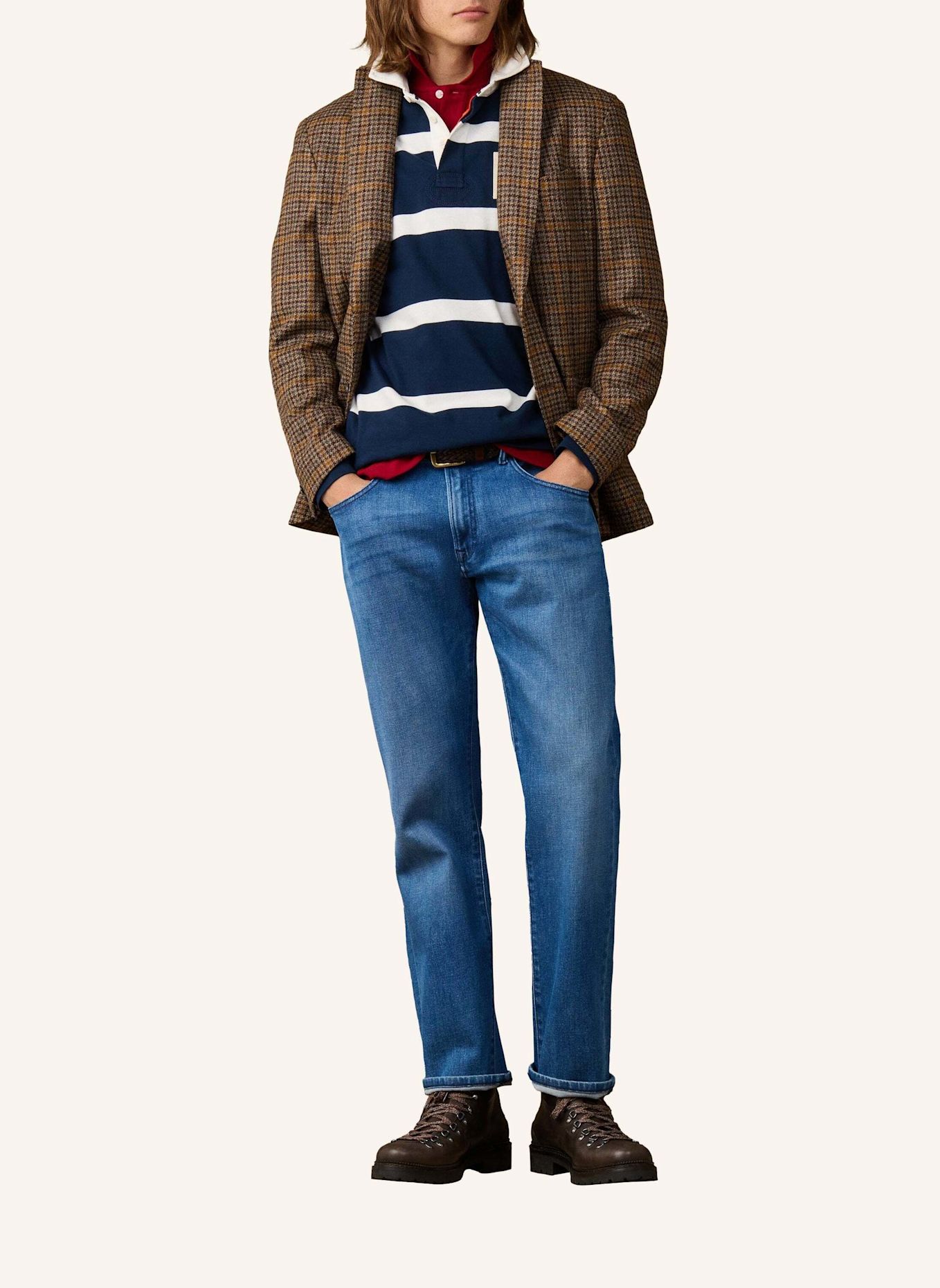 HACKETT LONDON Jeans Overall HRTG VINTG DENIM CL: BLAU