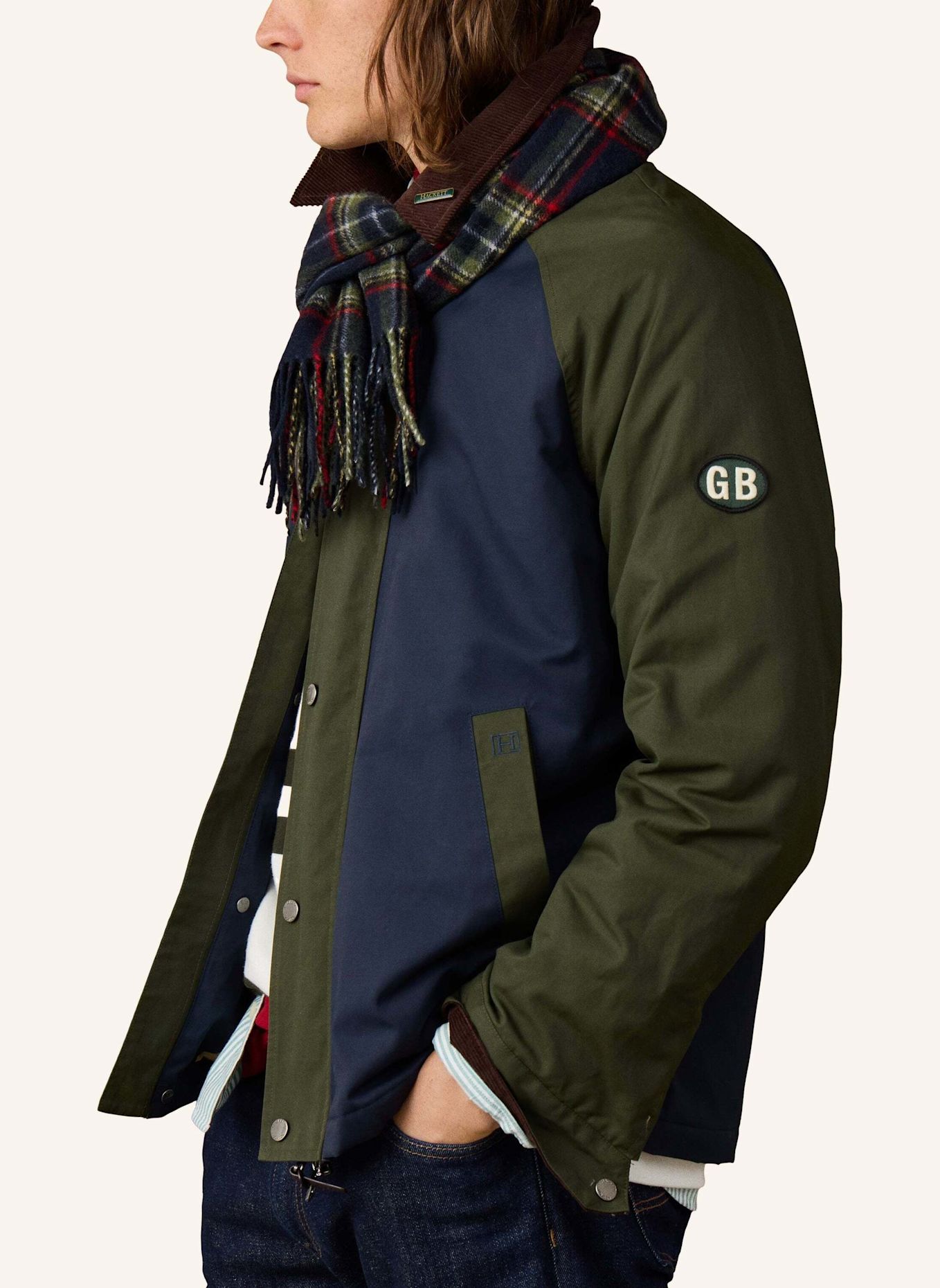 HACKETT LONDON Regenjacke HERITAGE WEEKEND JKT: BLAU