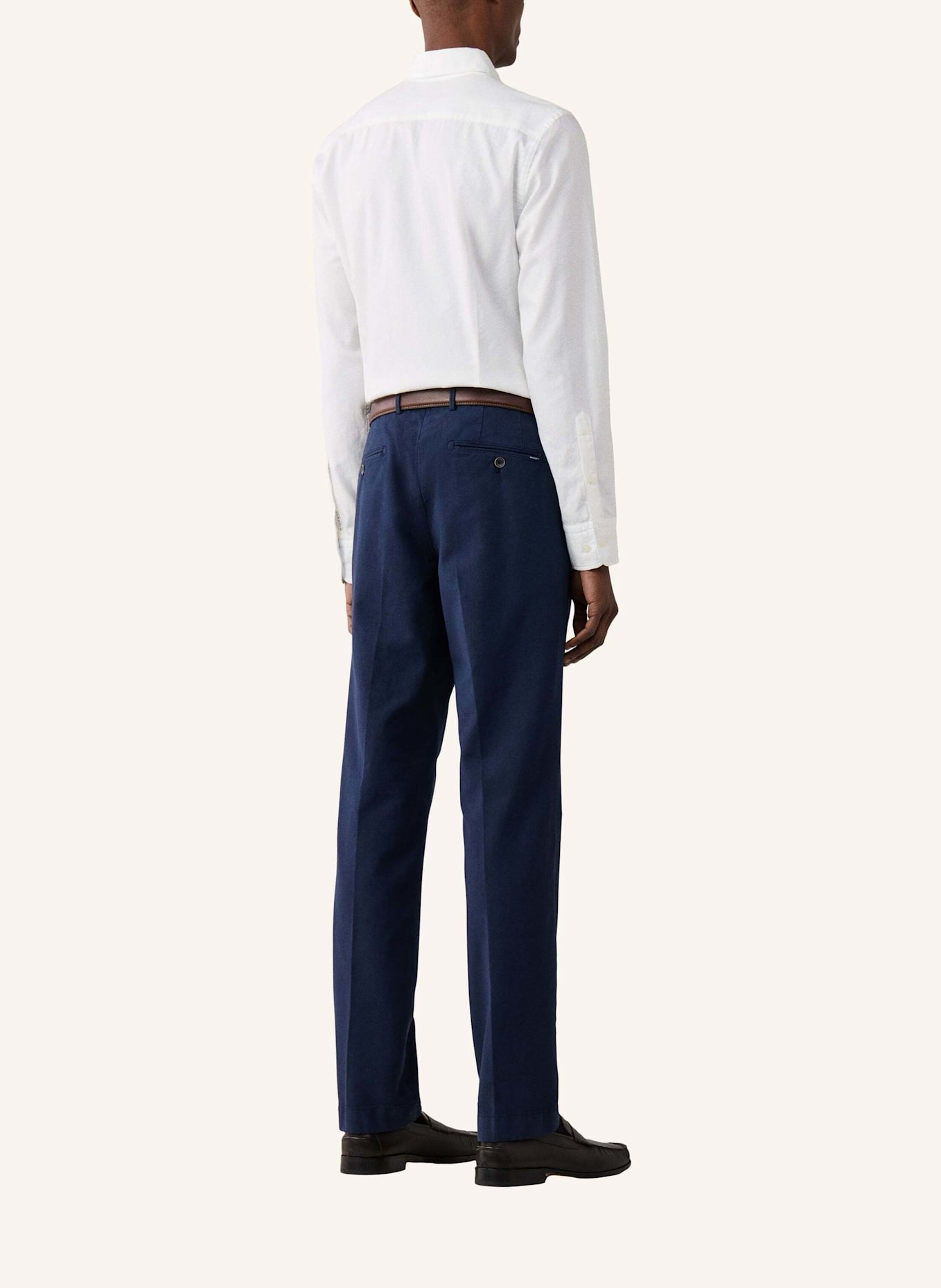 HACKETT LONDON Chino DEVON TEXTURE: BLAU