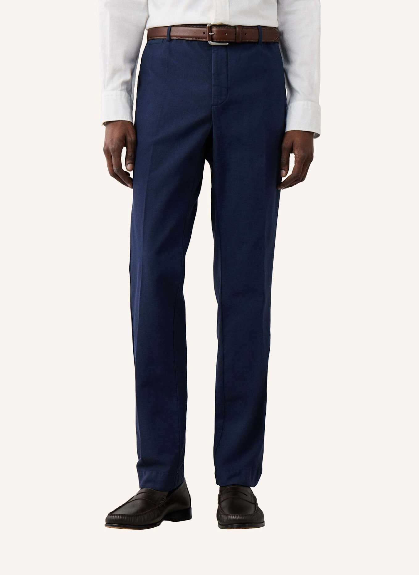 HACKETT LONDON Chino DEVON TEXTURE: BLAU
