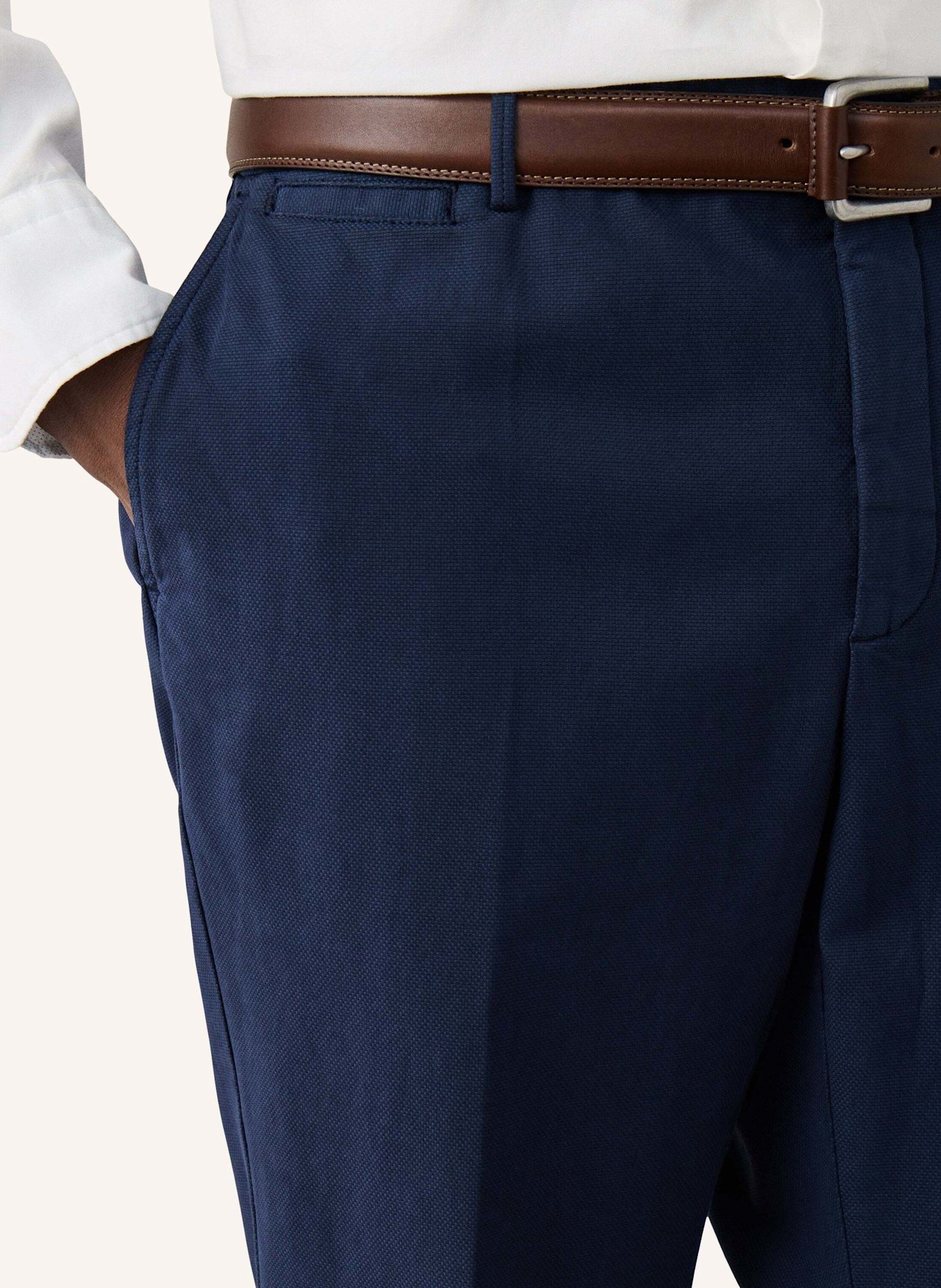 HACKETT LONDON Chino DEVON TEXTURE: BLAU