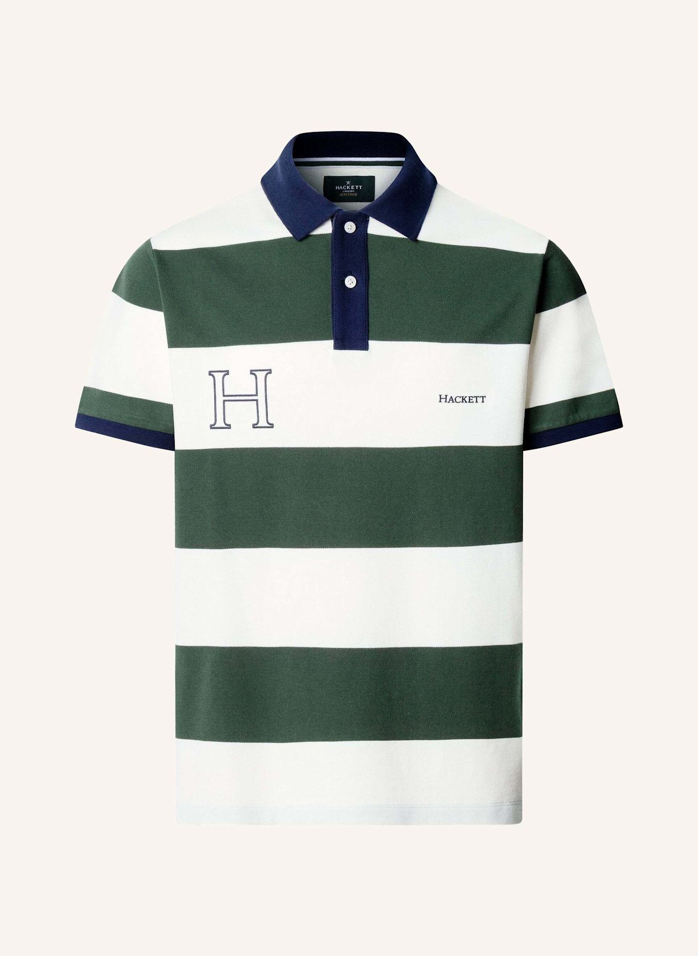 HACKETT LONDON Poloshirt HERITAGE H STR POLO: GRÜN