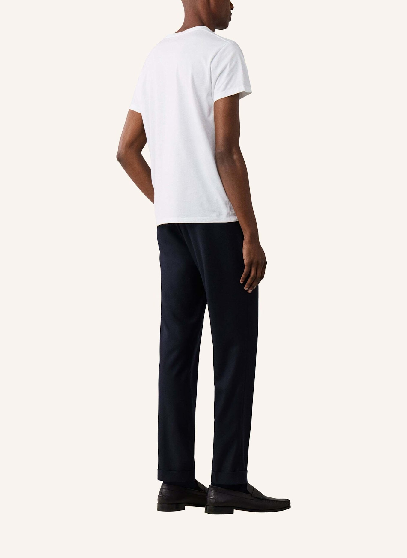 HACKETT LONDON T-Shirt SS LOGO TEE: WEISS