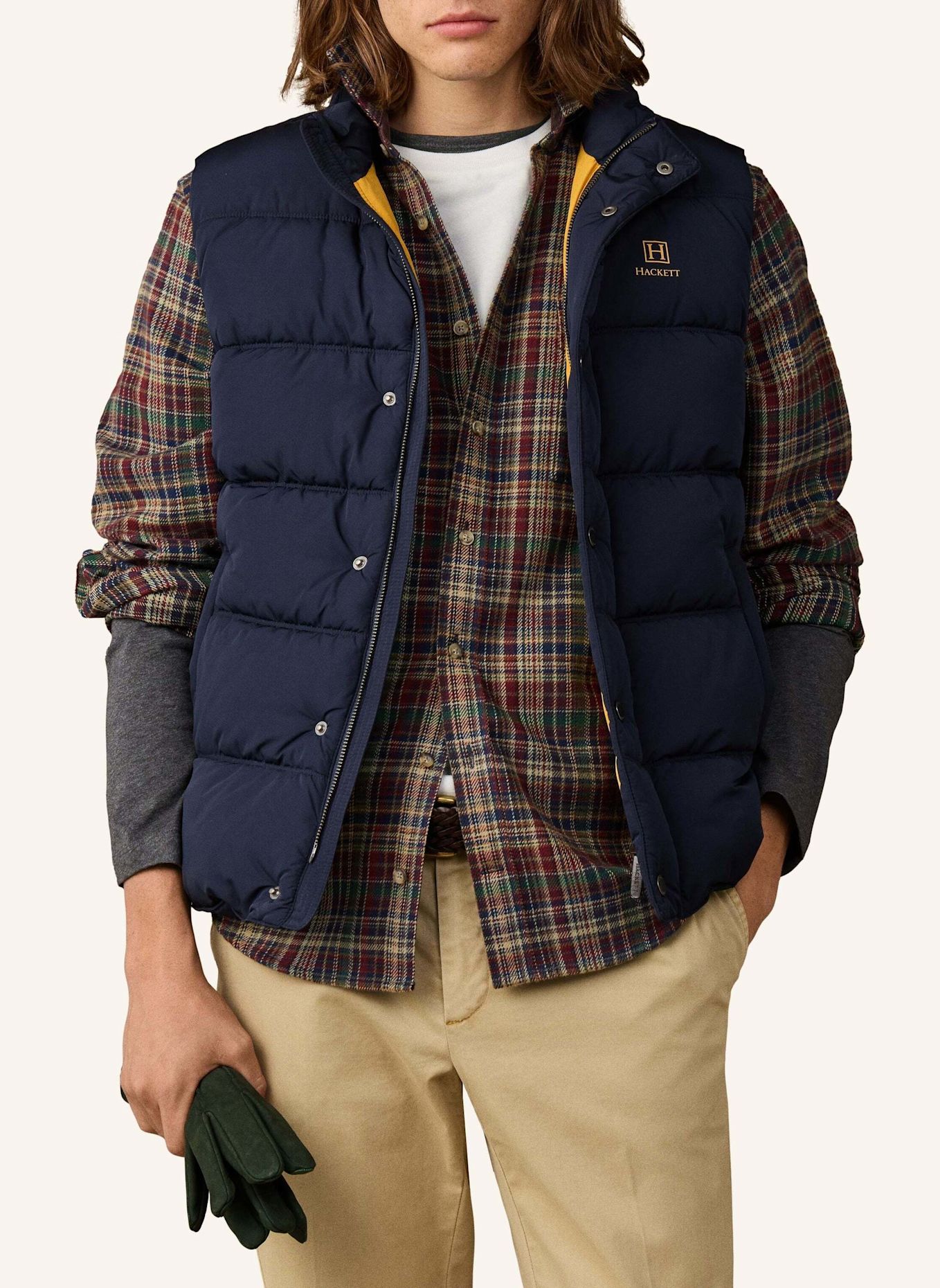 HACKETT LONDON Gilet HERITAGE GILET: BLAU