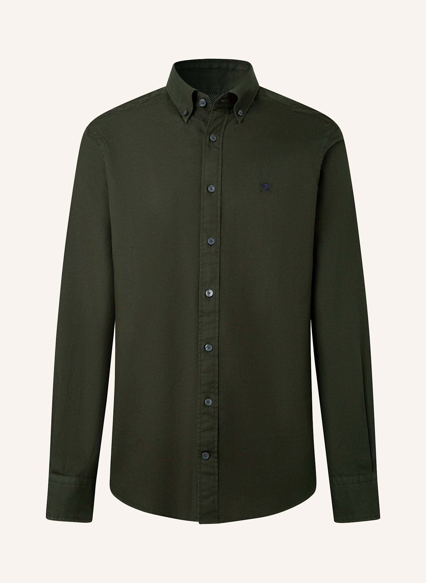 HACKETT LONDON Freizeithemd ESS GMT DYED OXFORD: GRÜN