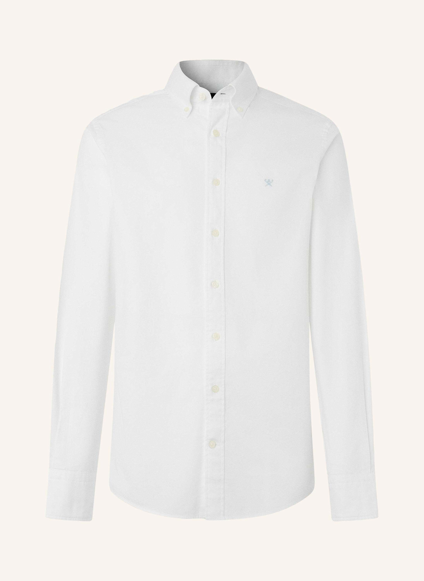 HACKETT LONDON Freizeithemd ESS GMT DYED OXFORD: WEISS