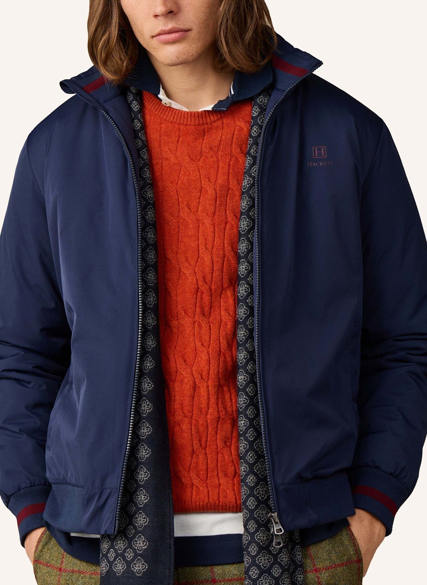 HACKETT LONDON Regenjacke H BLOUSON: BLAU