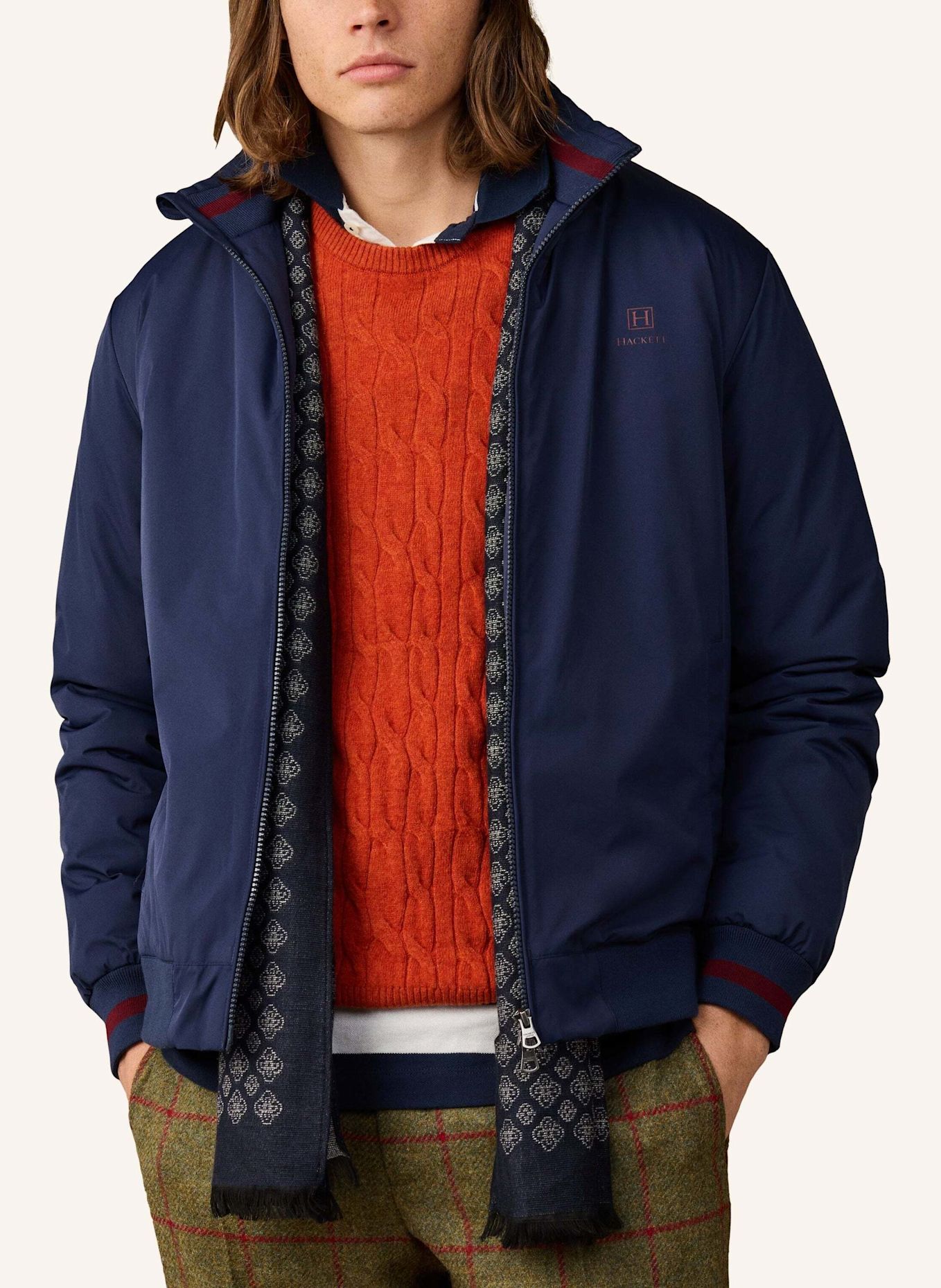 HACKETT LONDON Regenjacke H BLOUSON: BLAU