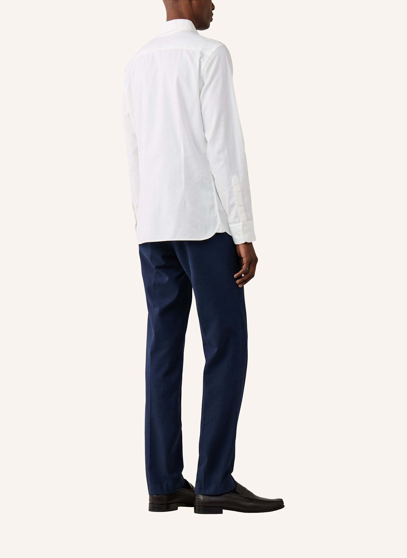 HACKETT LONDON Freizeithemd ESS GMT DYED OXFORD: WEISS