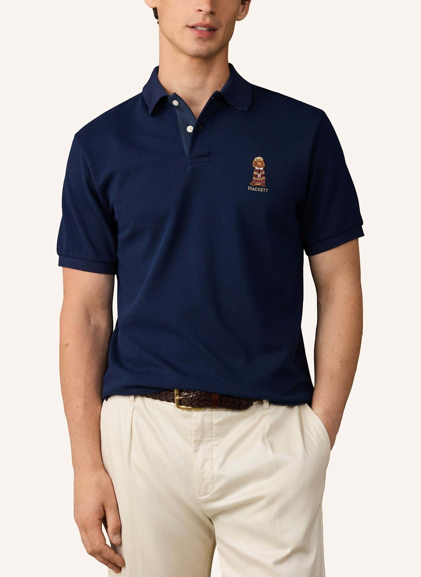 HACKETT LONDON Poloshirt HERITAGE HARRY POLO: BLAU
