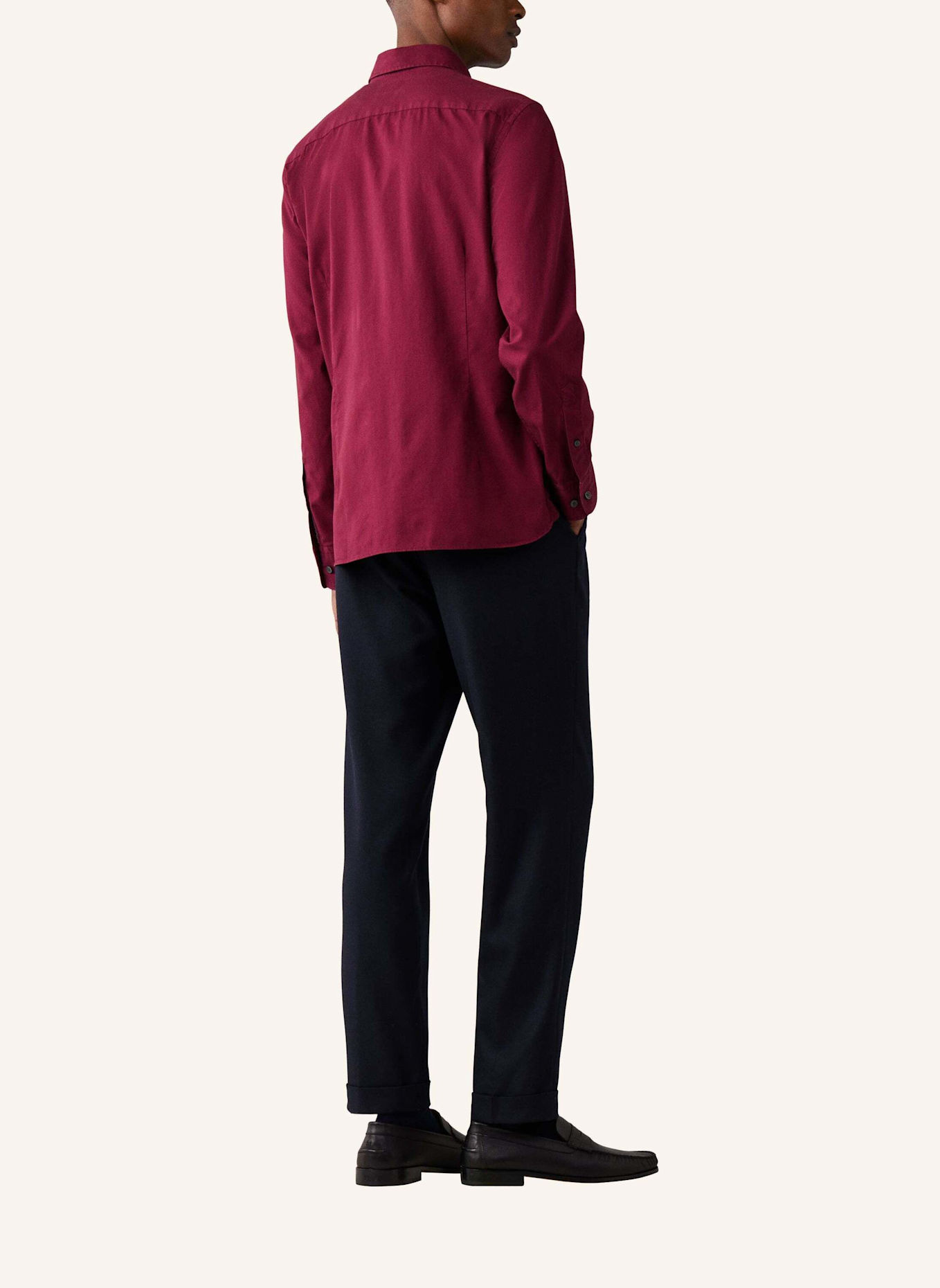 HACKETT LONDON Freizeithemd ESS GMT DYED OXFORD: ROT