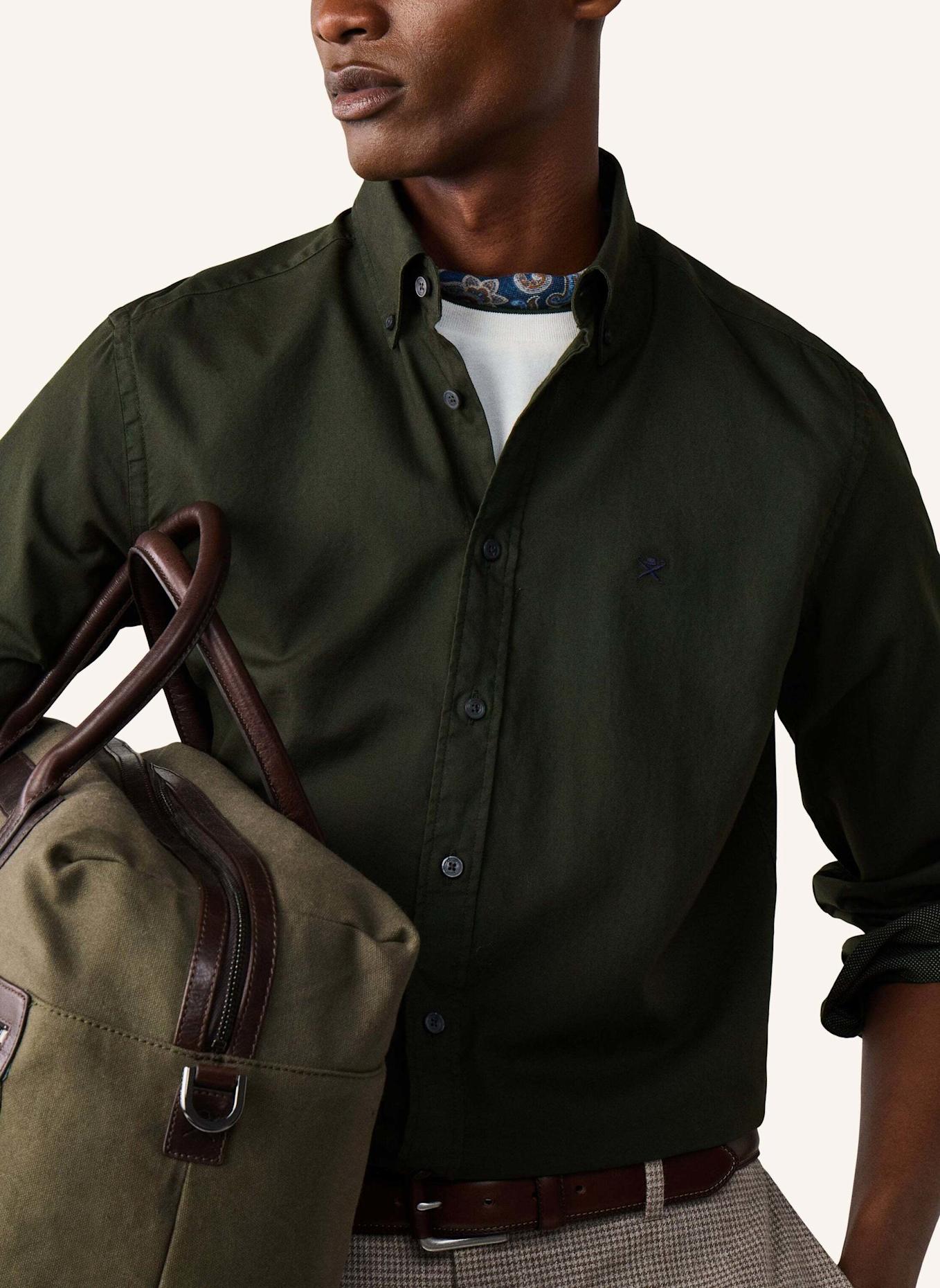 HACKETT LONDON Freizeithemd ESS GMT DYED OXFORD: GRÜN