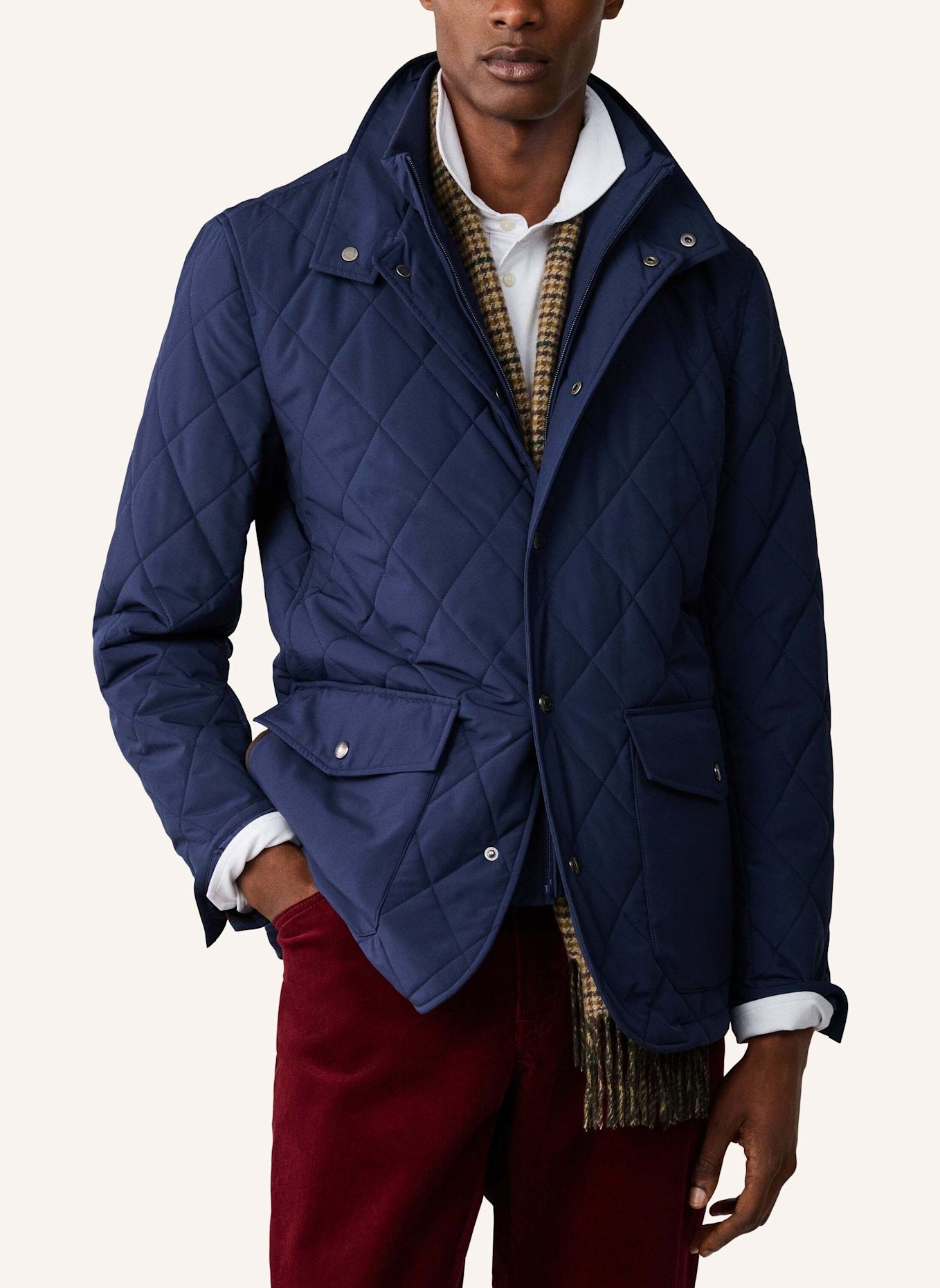 HACKETT LONDON Regenjacke PADDOCK JKT: BLAU