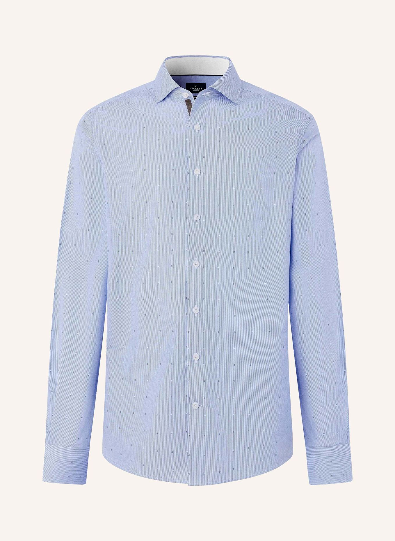 HACKETT LONDON Freizeithemd FIL COUPE BENGAL STR: BLAU