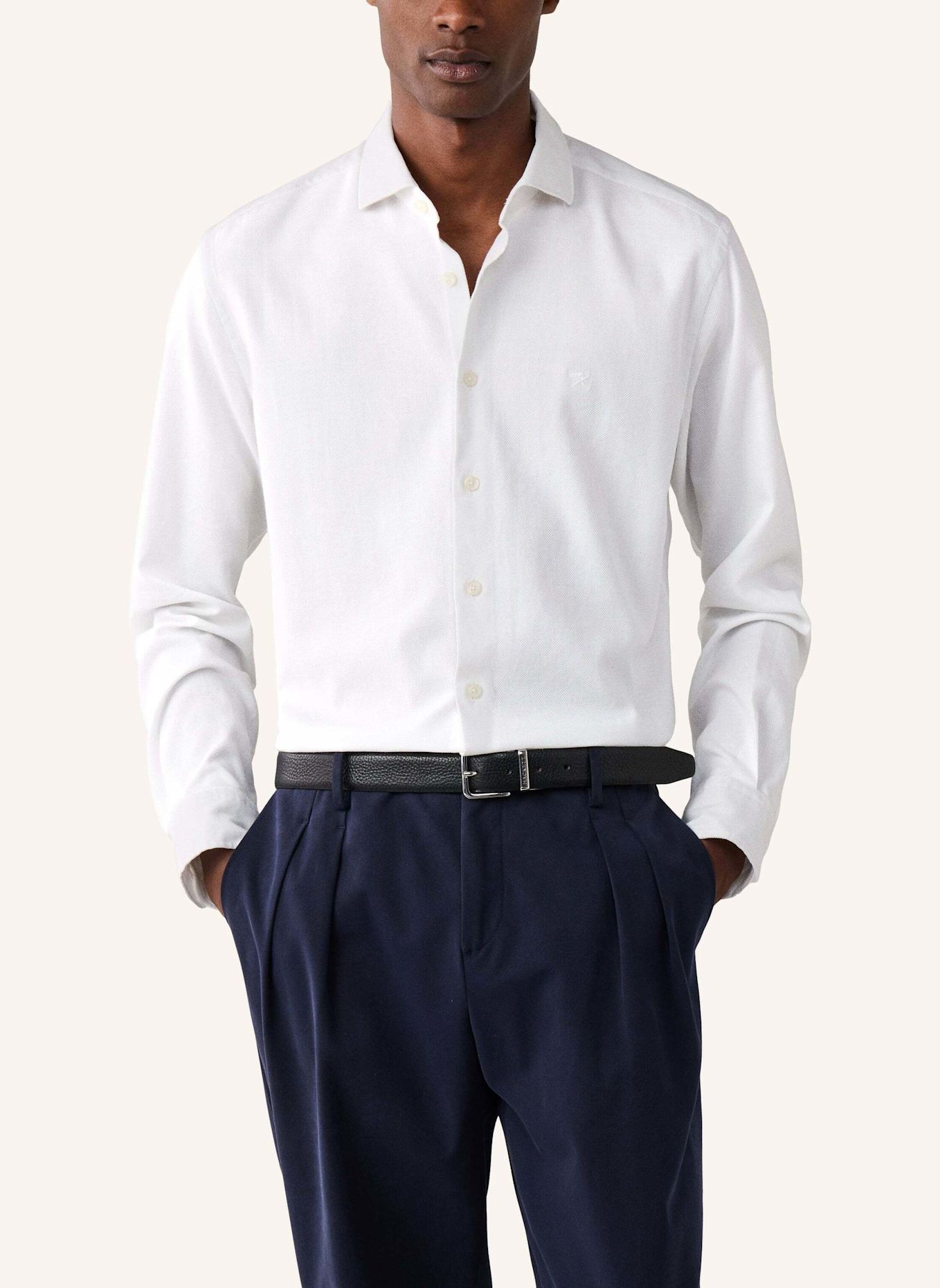 HACKETT LONDON Freizeithemd GMD GIRO INGLESE: WEISS