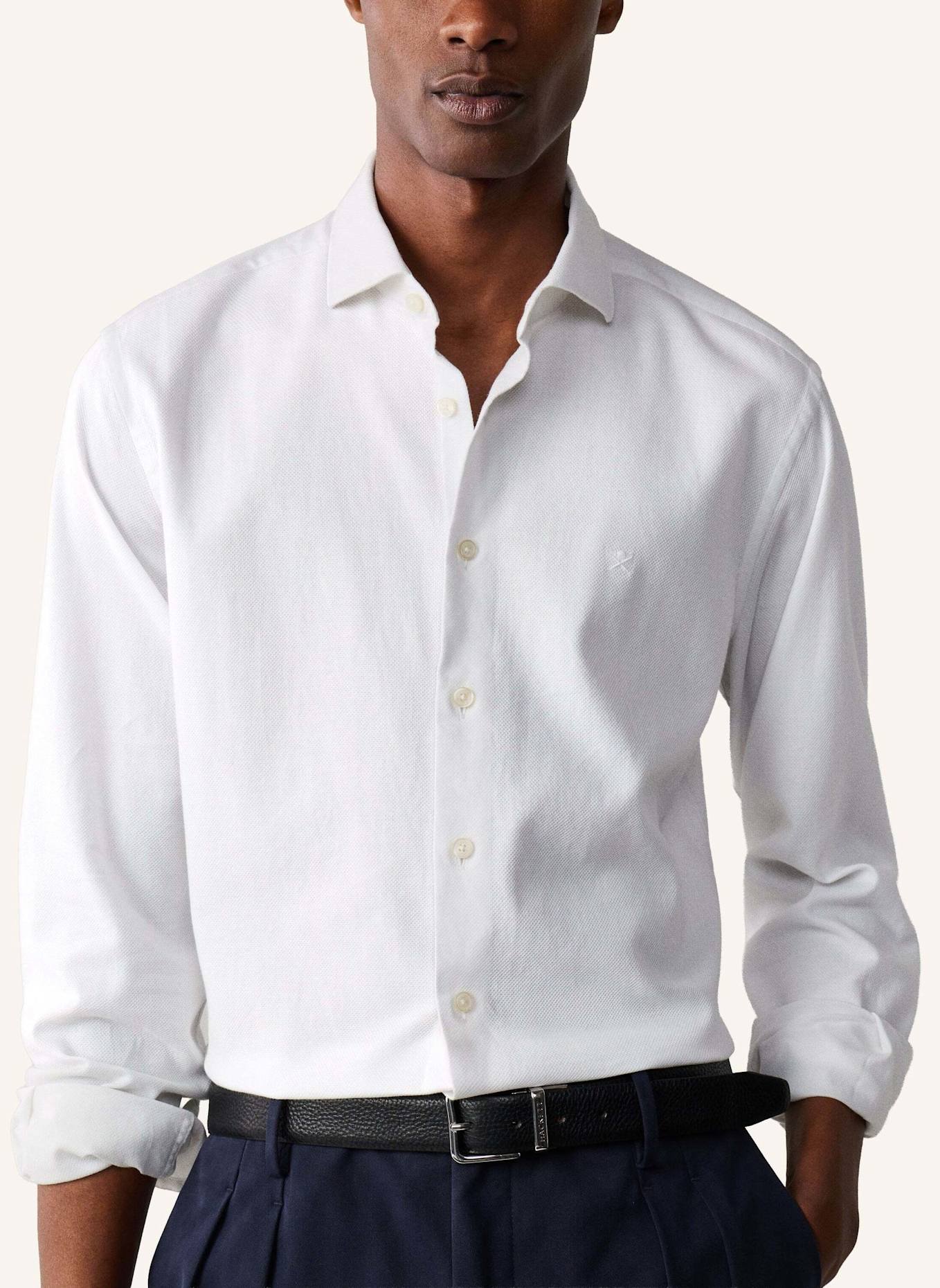 HACKETT LONDON Freizeithemd GMD GIRO INGLESE: WEISS