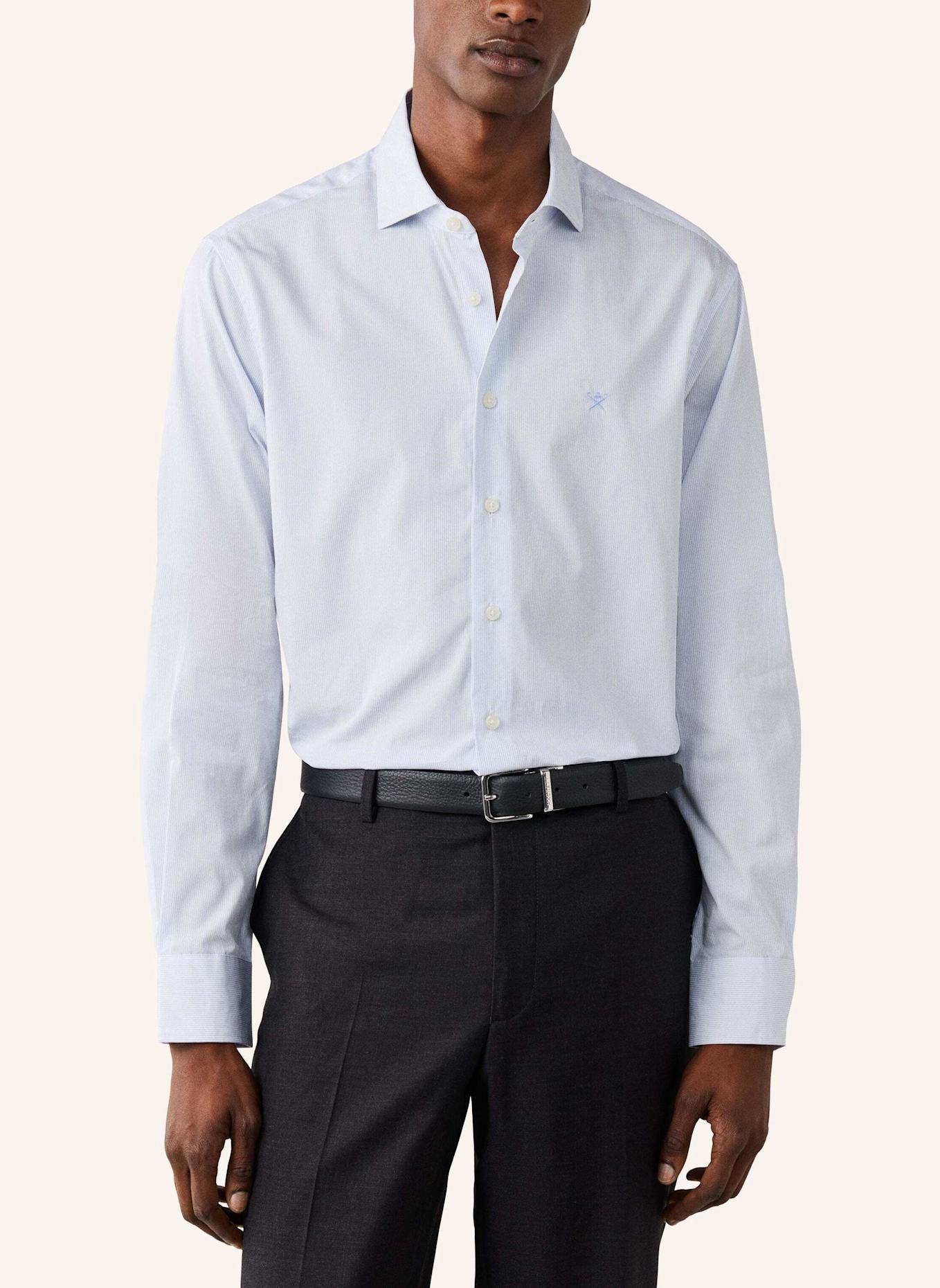 HACKETT LONDON Freizeithemd CITY FINE STRIPE: HELLBLAU