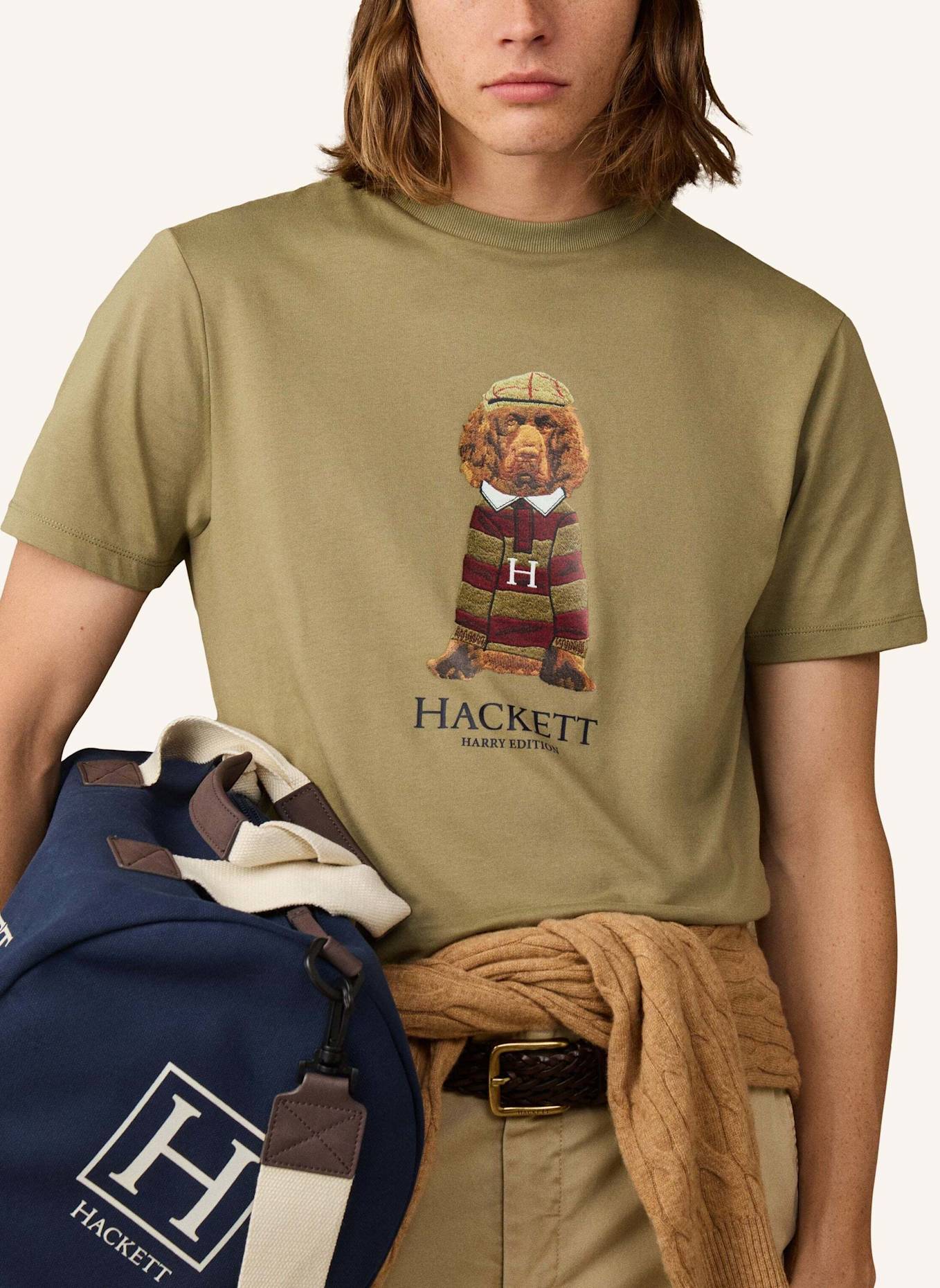 HACKETT LONDON T-Shirt HERITAGE HARRY TEE: GRÜN