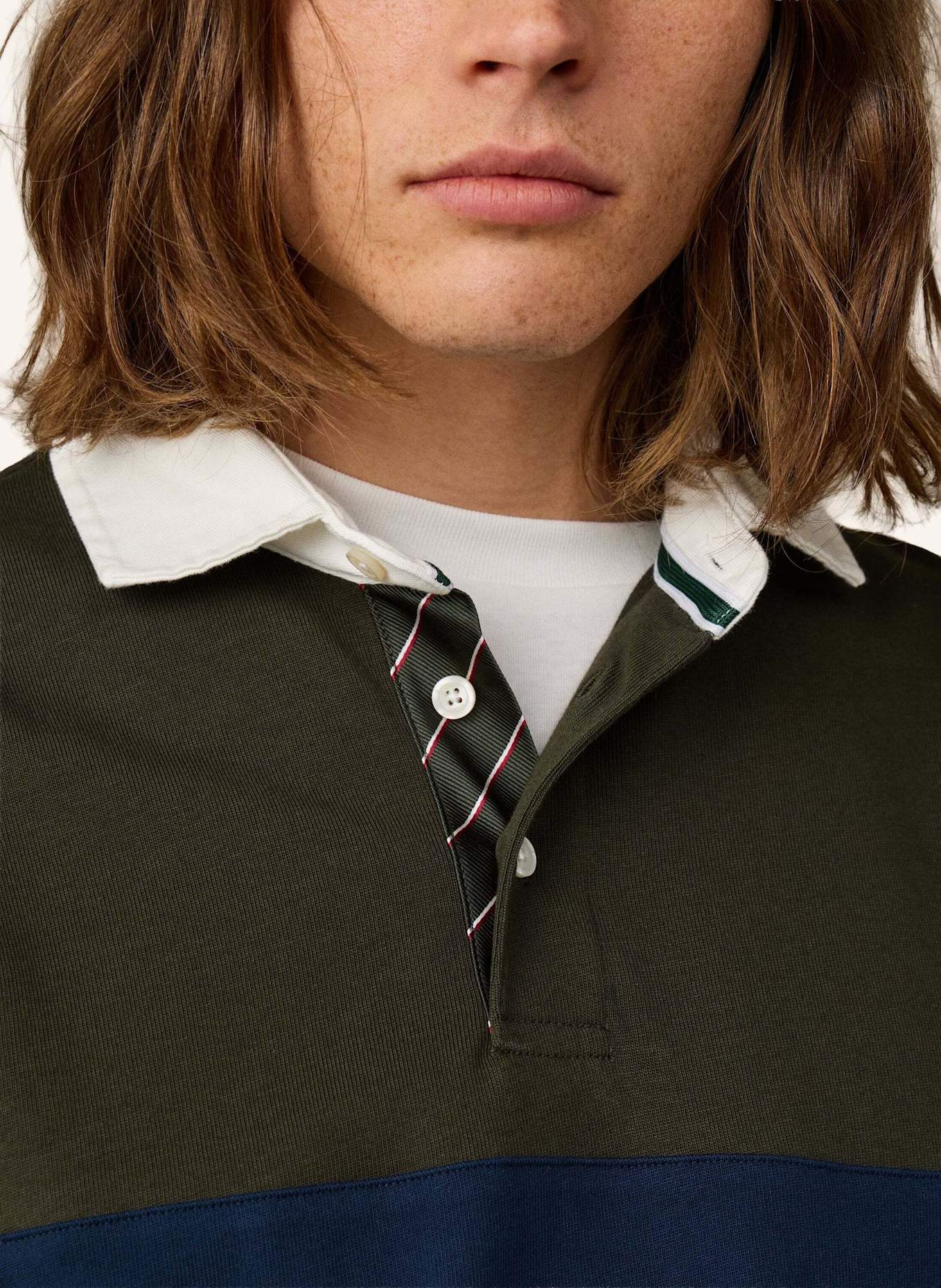 HACKETT LONDON Poloshirt HERITAGE H PC PATCH SS: BLAU
