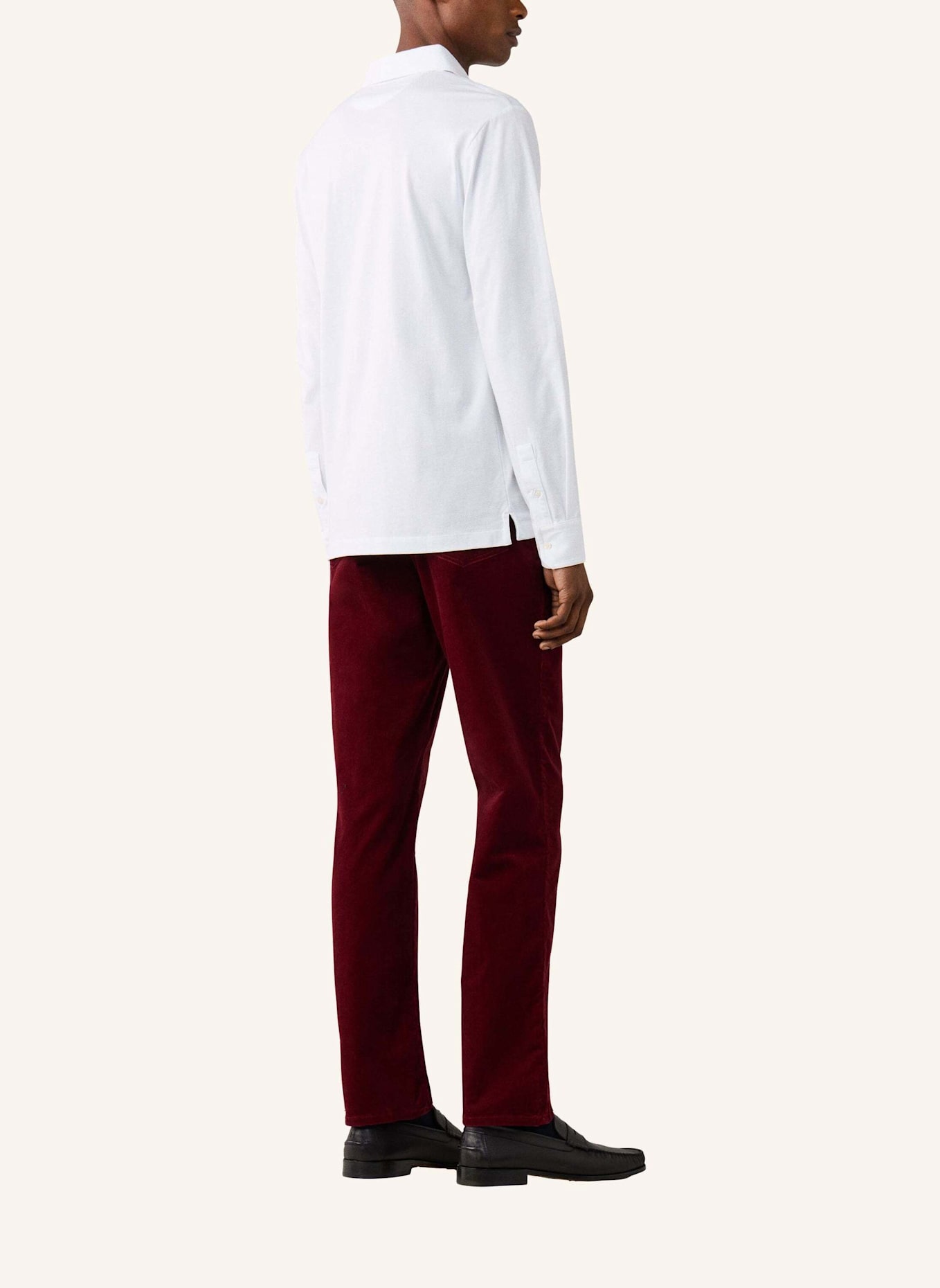HACKETT LONDON Poloshirt PIMA COTTON POLO LS: WEISS