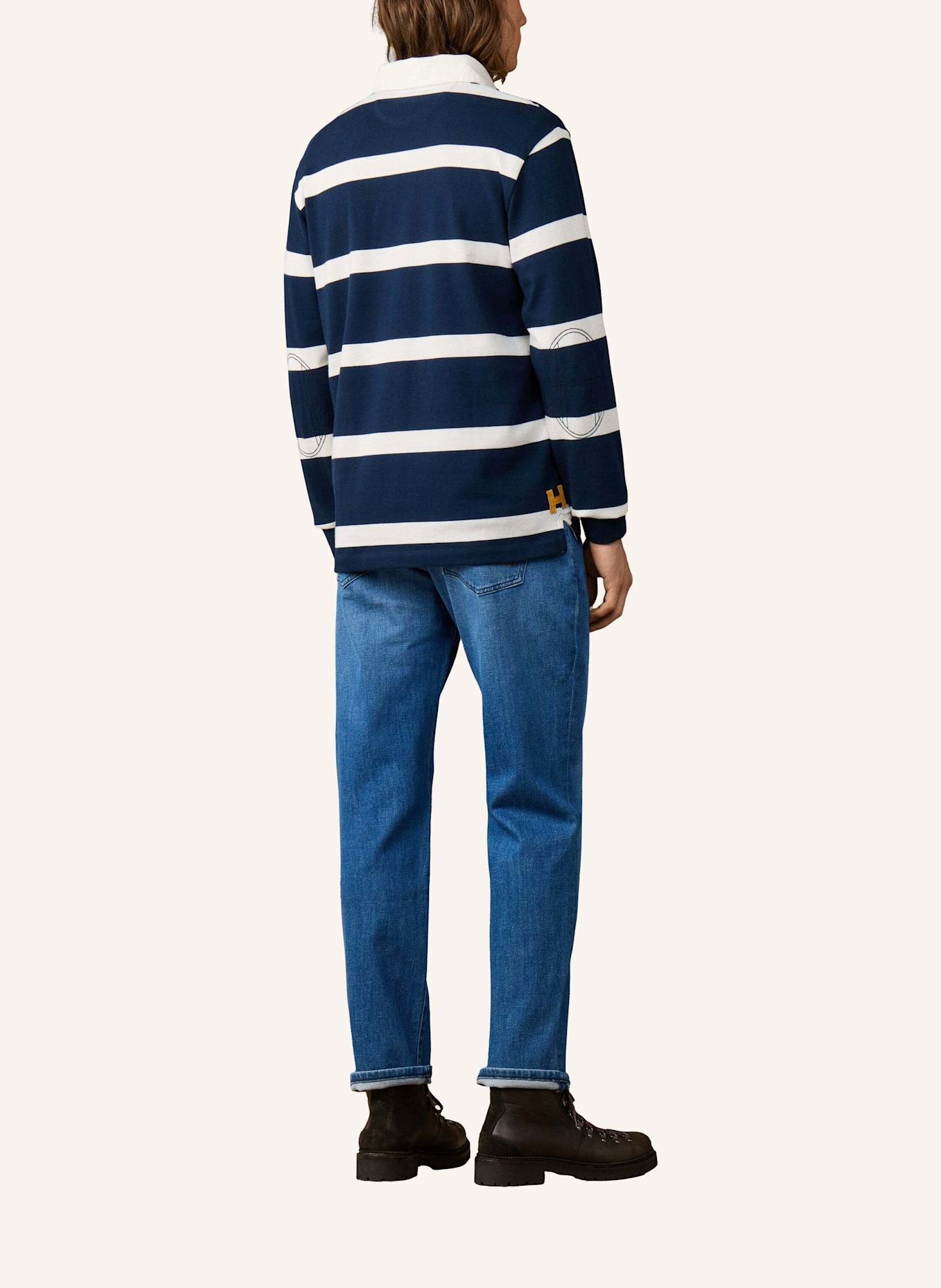 HACKETT LONDON Poloshirt HERITAGE H STR RBY: BLAU