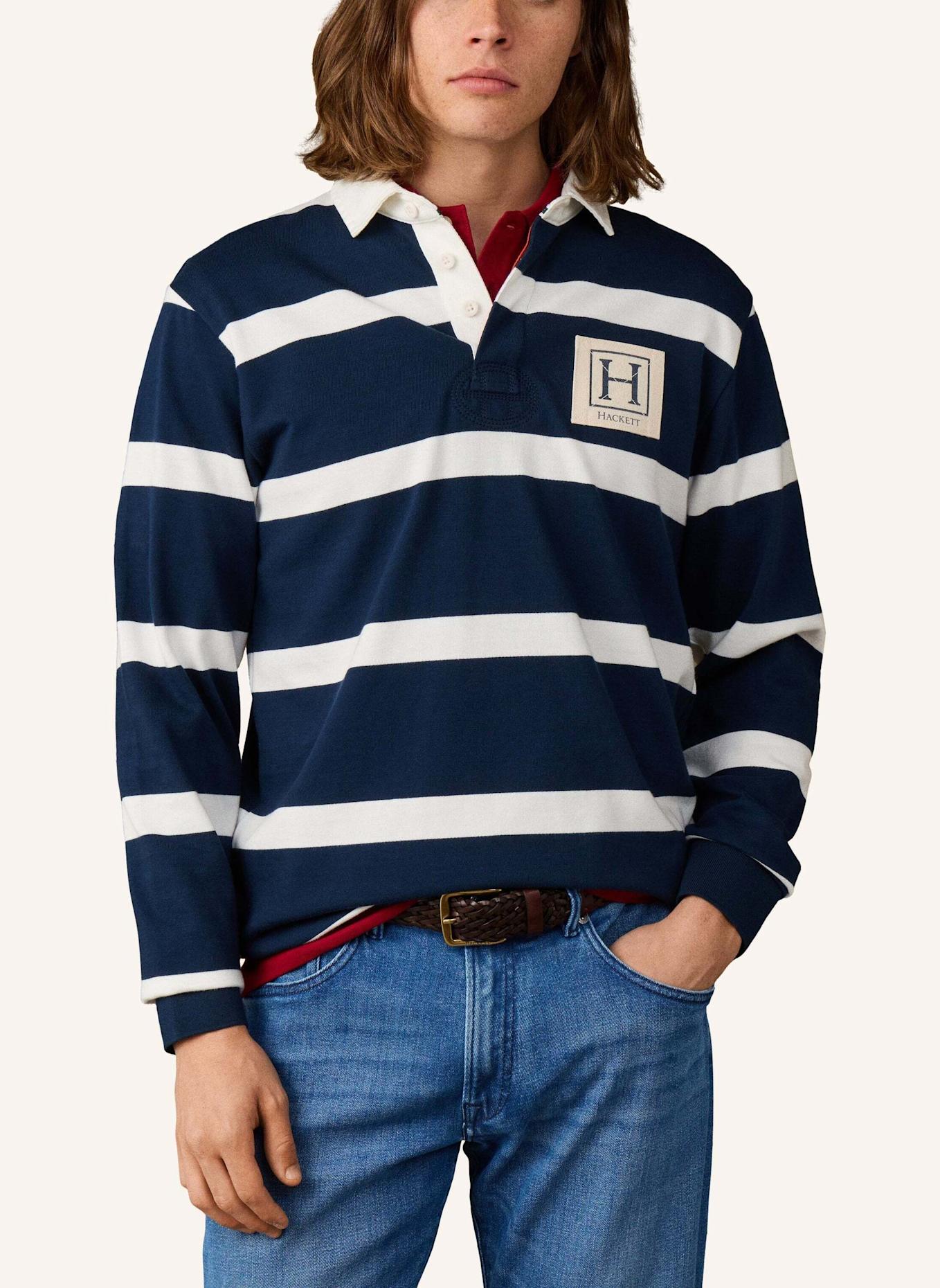 HACKETT LONDON Poloshirt HERITAGE H STR RBY: BLAU