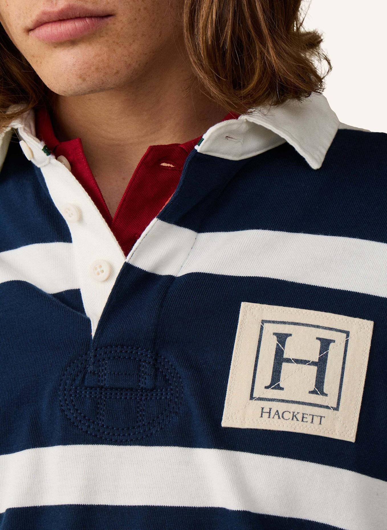 HACKETT LONDON Poloshirt HERITAGE H STR RBY: BLAU