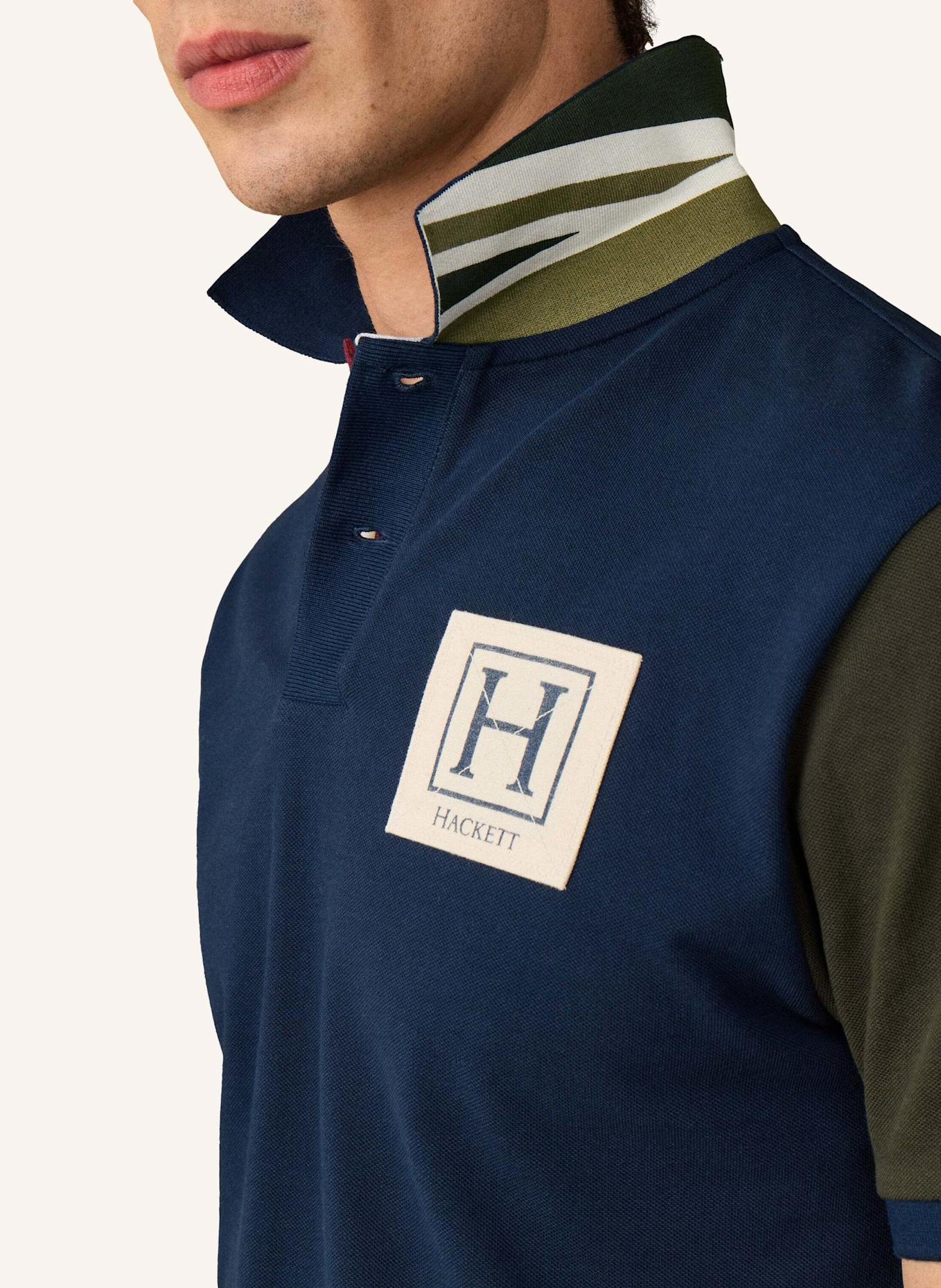 HACKETT LONDON Poloshirt HERITAGE UJK MULTI: BLAU