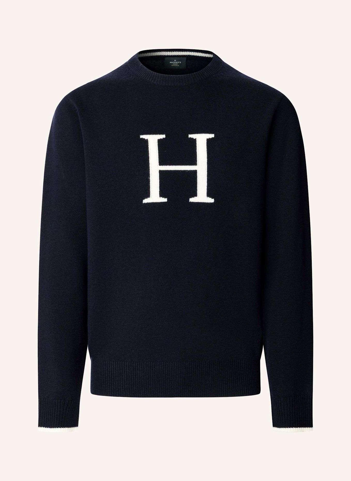 HACKETT LONDON Pullover HERITAGE ICON KT CREW: BLAU