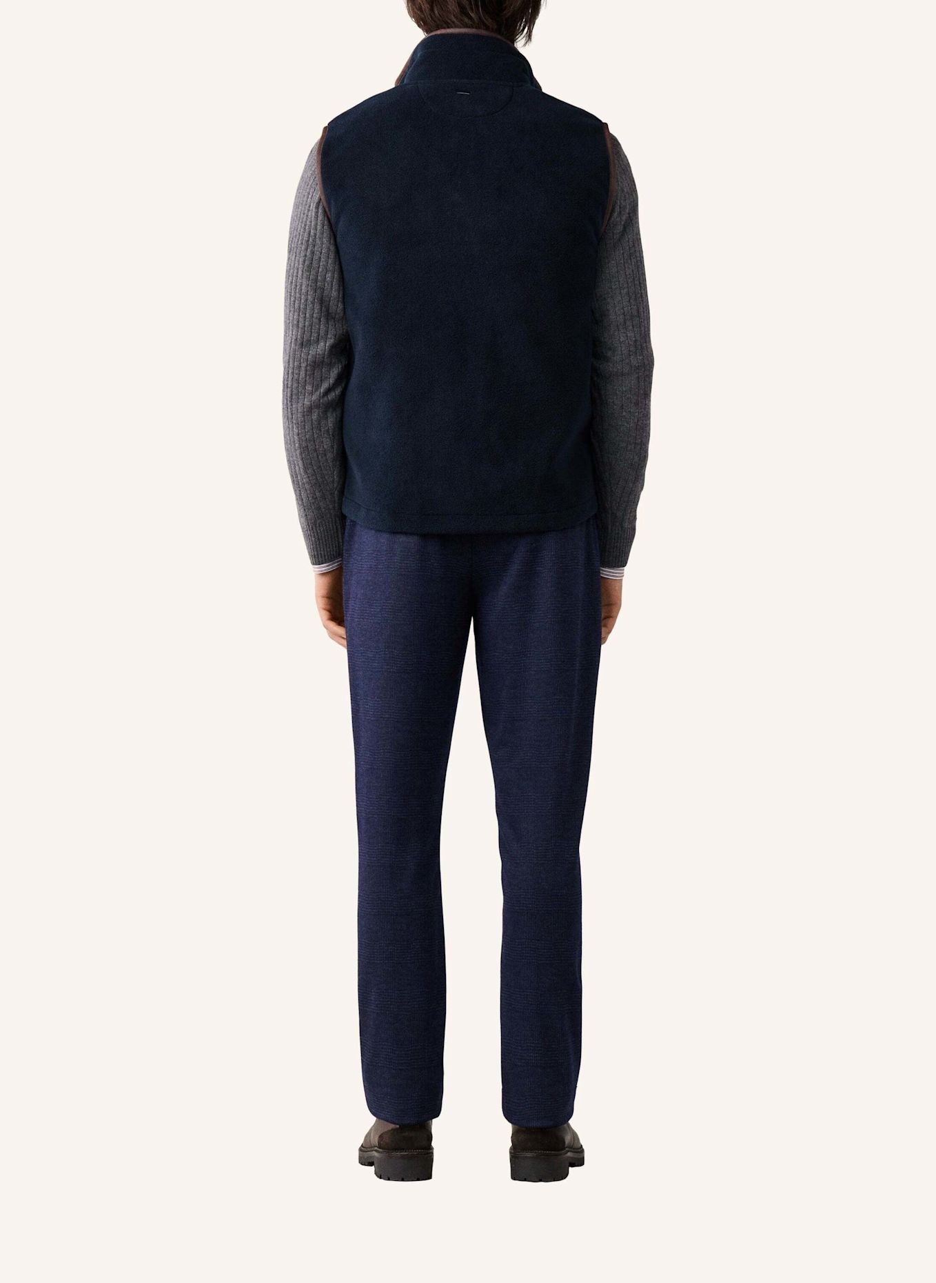 HACKETT LONDON Sweatshirt POLAR FLEECE GILET: BLAU