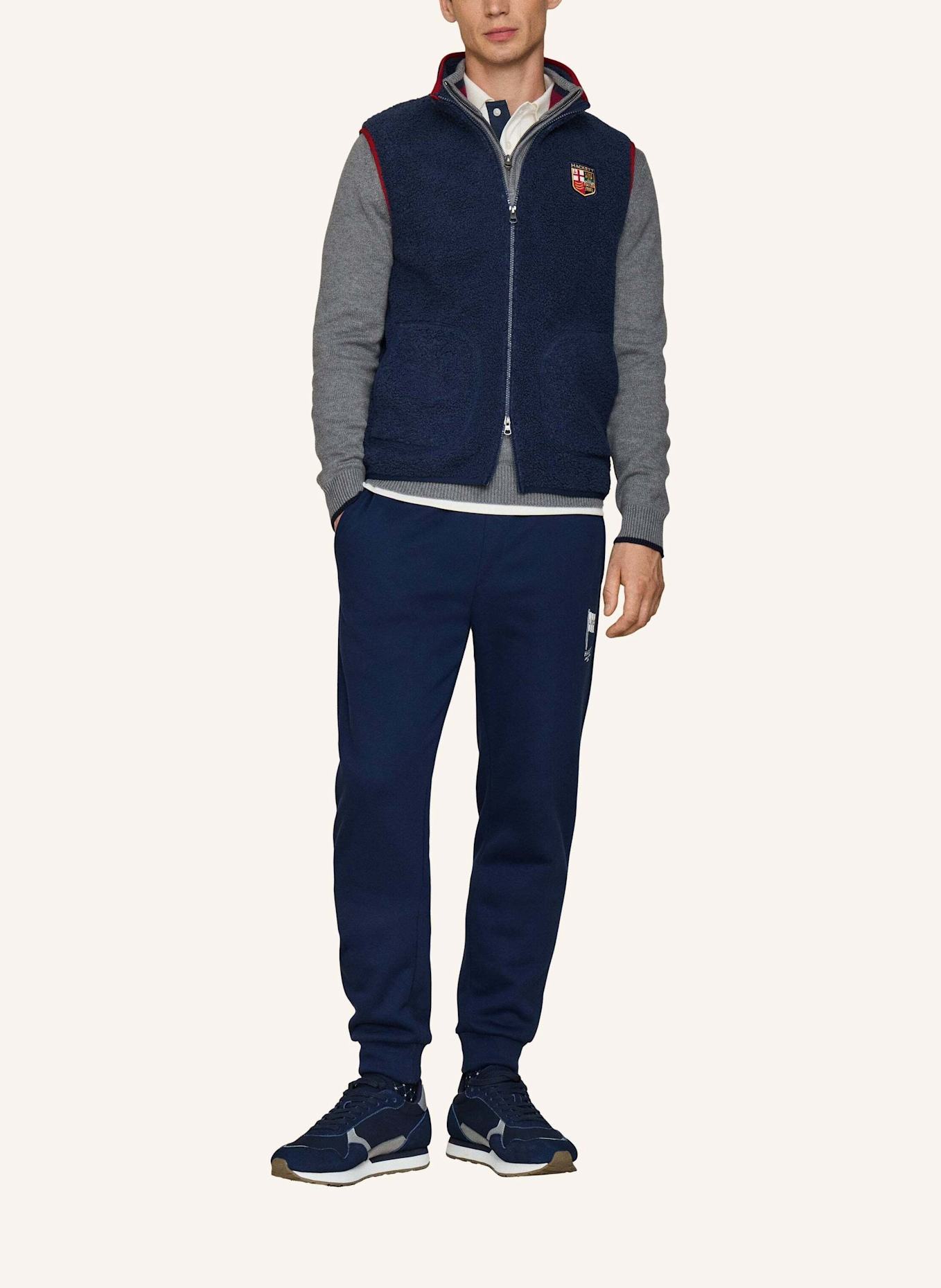 HACKETT LONDON Sweatshirt HERITAGE LRC GILET FZ: BLAU