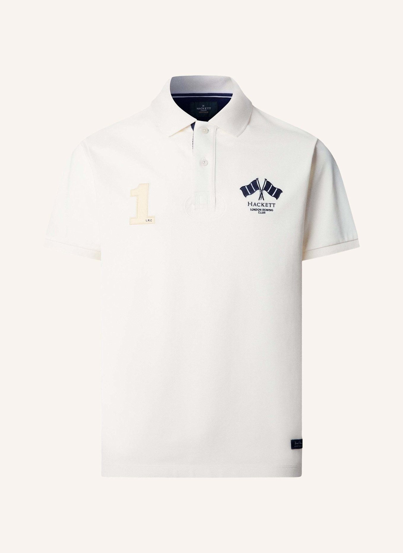 HACKETT LONDON Poloshirt HERITAGE LRC FLAG: CREME