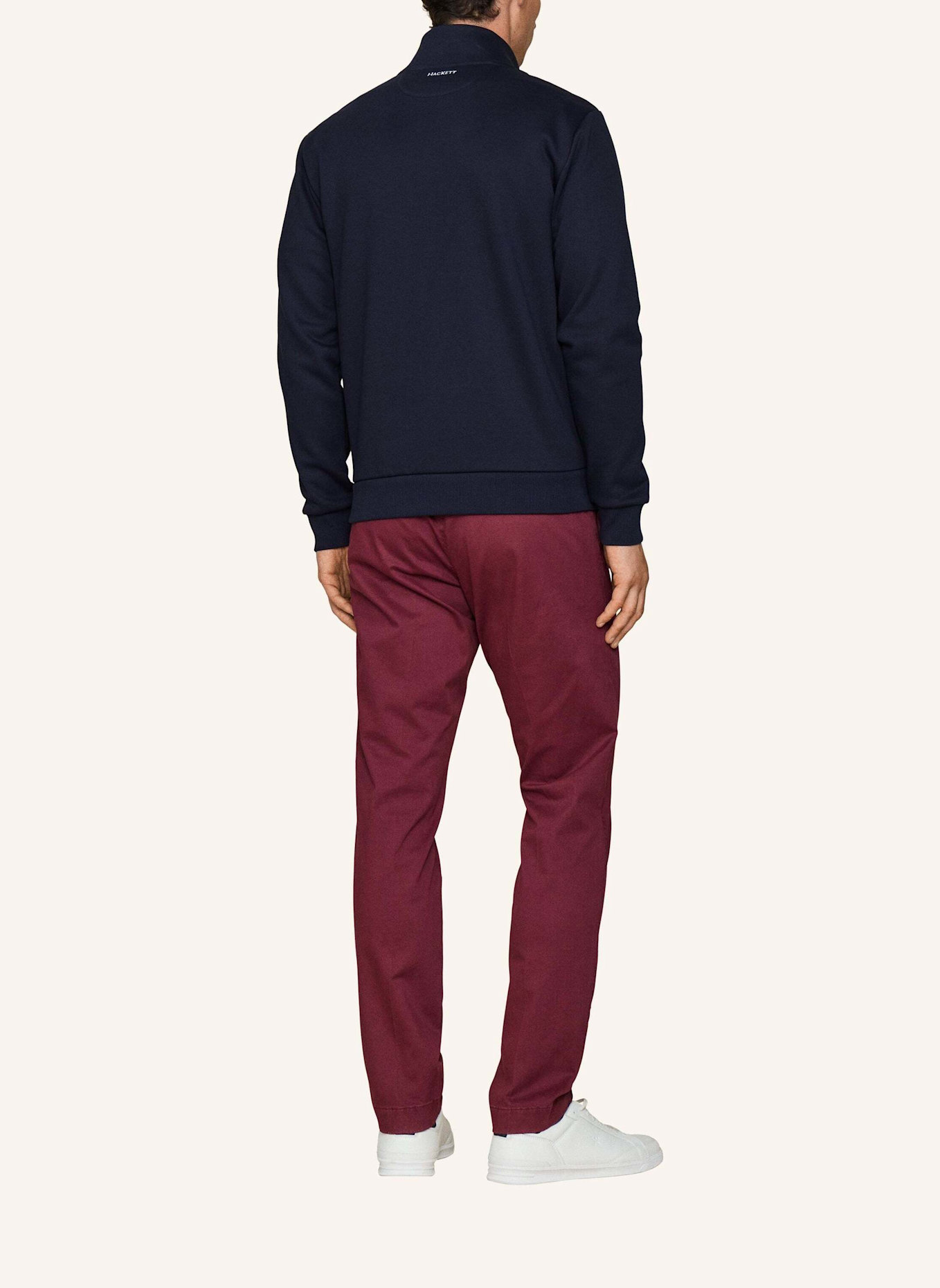 HACKETT LONDON Sweatshirt HERITAGE LRC HYBRID: BLAU