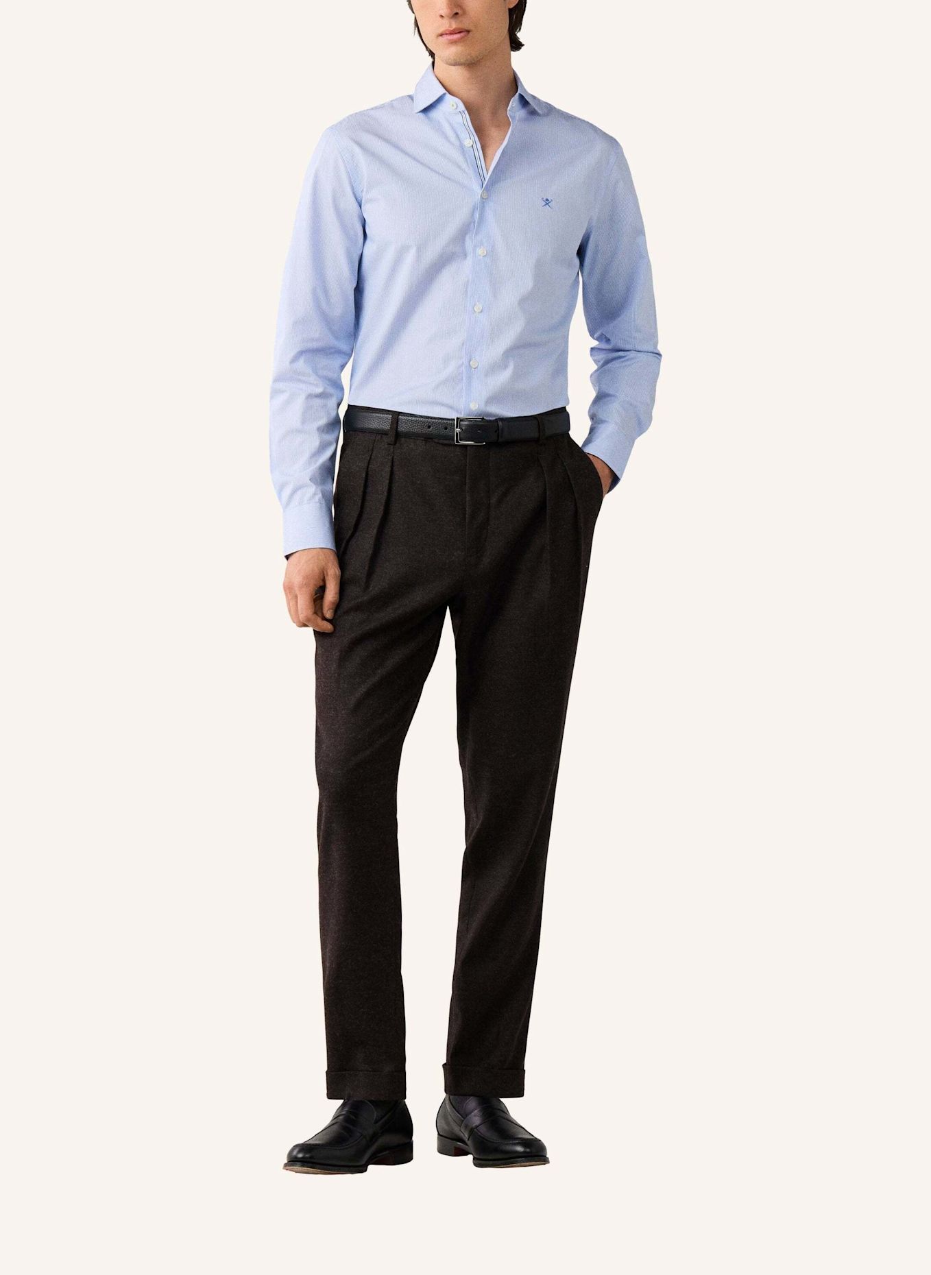 HACKETT LONDON Freizeithemd BENGAL ENG STRIPE: BLAU