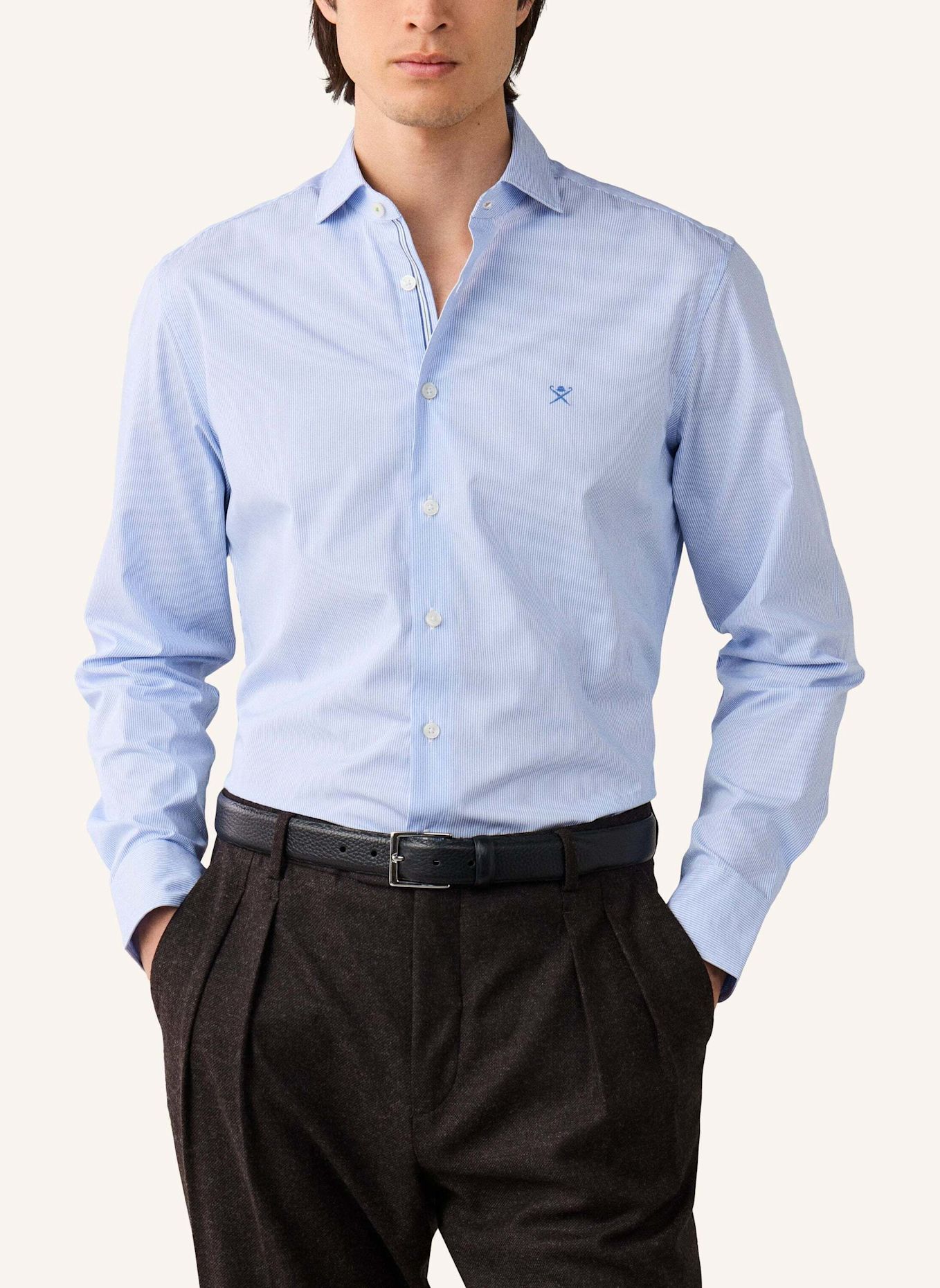 HACKETT LONDON Freizeithemd BENGAL ENG STRIPE: BLAU