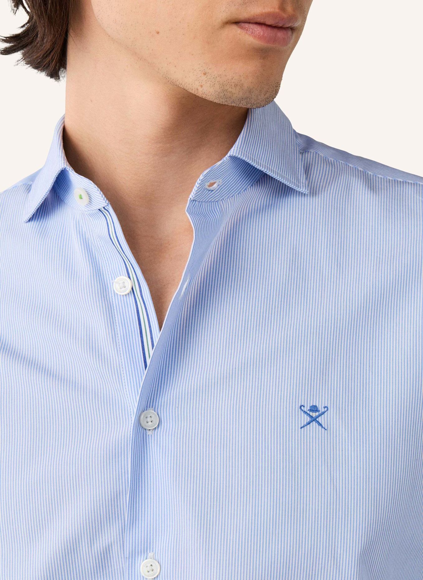 HACKETT LONDON Freizeithemd BENGAL ENG STRIPE: BLAU
