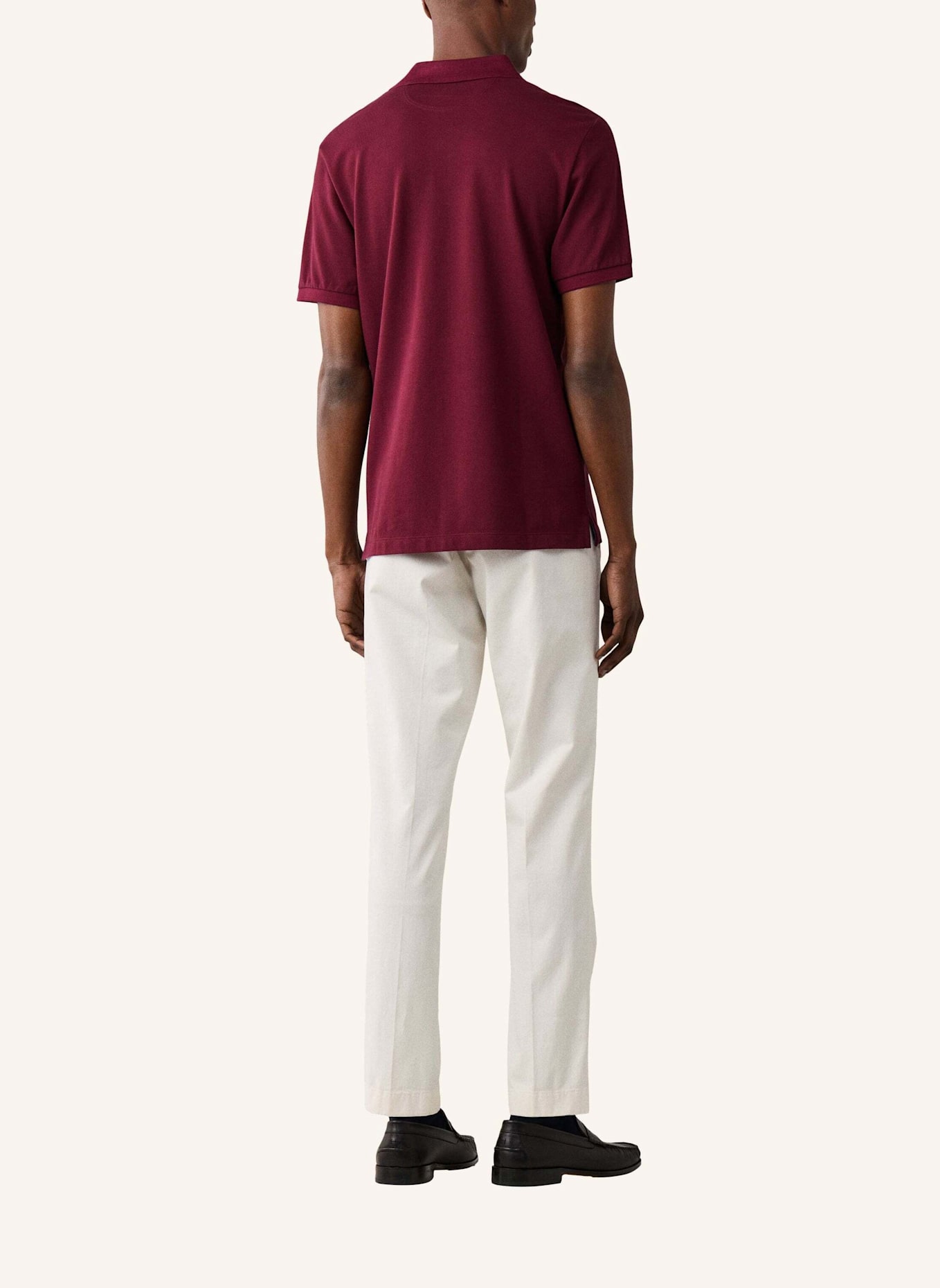 HACKETT LONDON Poloshirt SLIM FIT LOGO: ROT