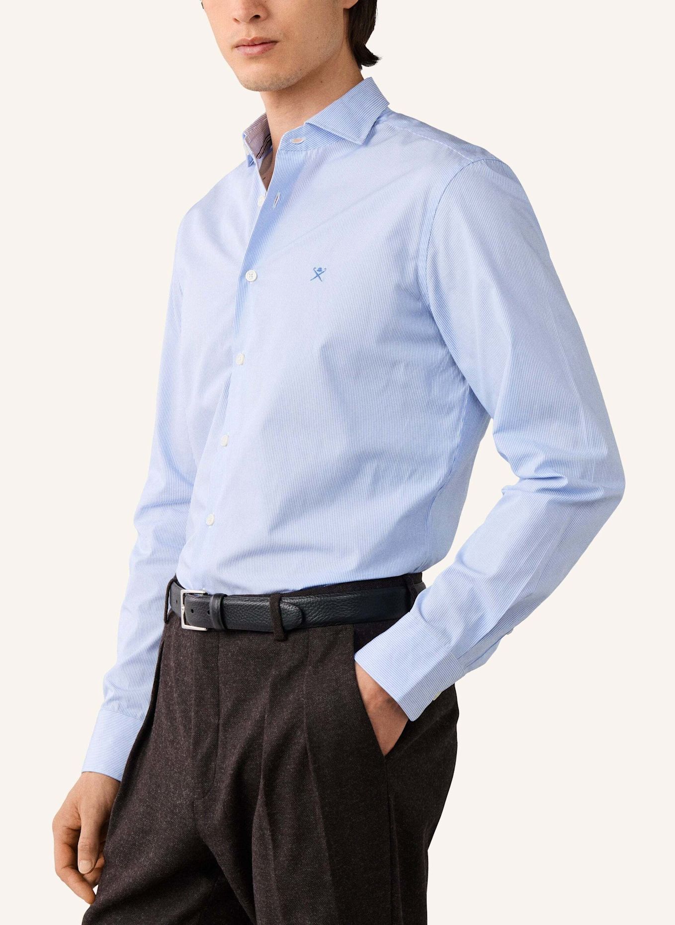 HACKETT LONDON Freizeithemd BENGAL ENG STRIPE: BLAU