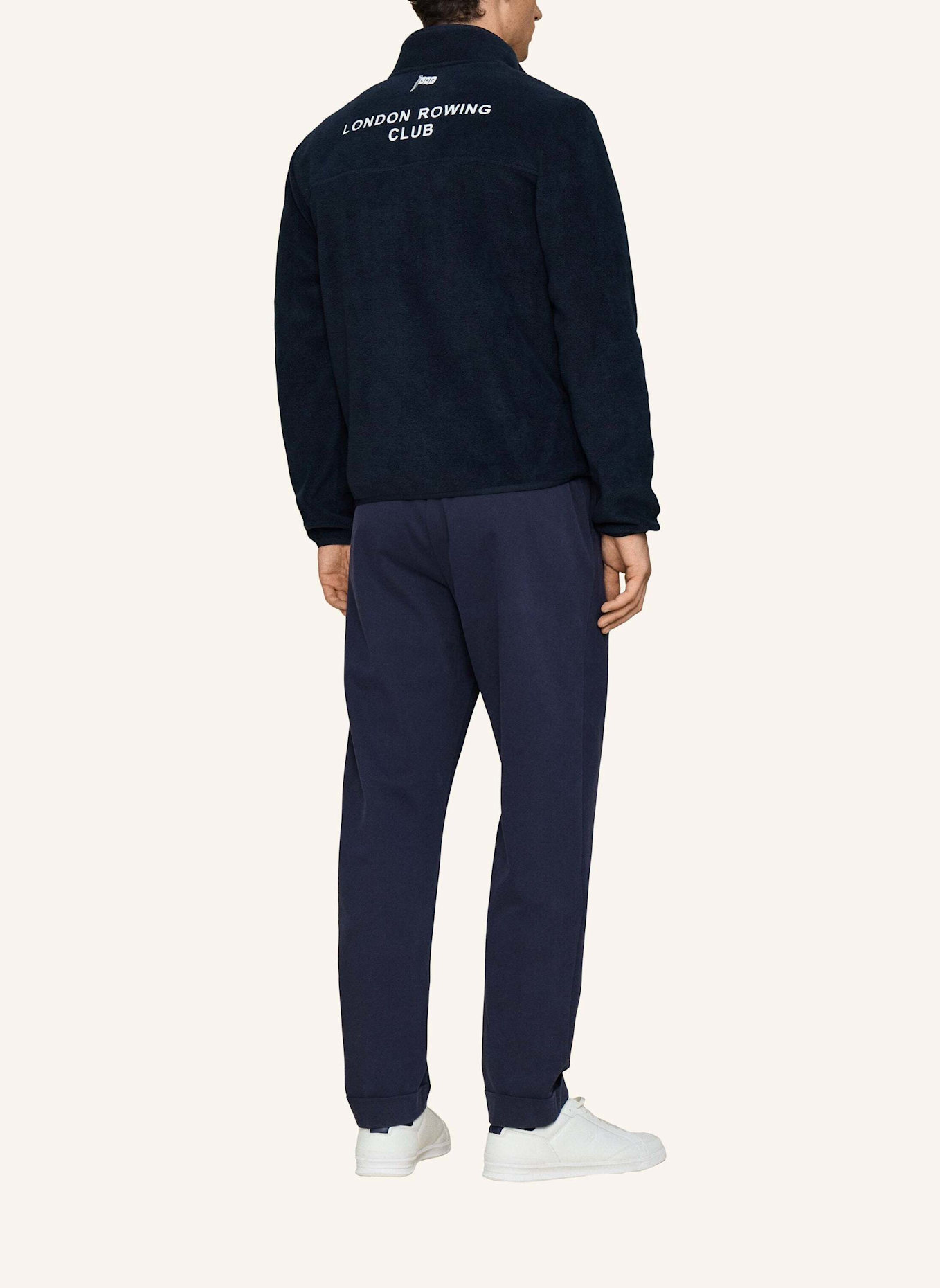 HACKETT LONDON Sweatshirt HERITAGE LRC POLAR FLC: BLAU