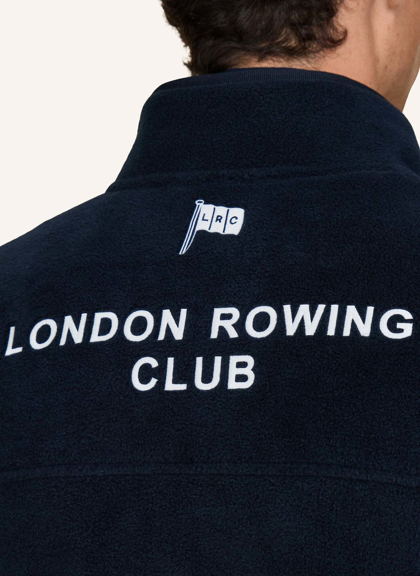 HACKETT LONDON Sweatshirt HERITAGE LRC POLAR FLC: BLAU
