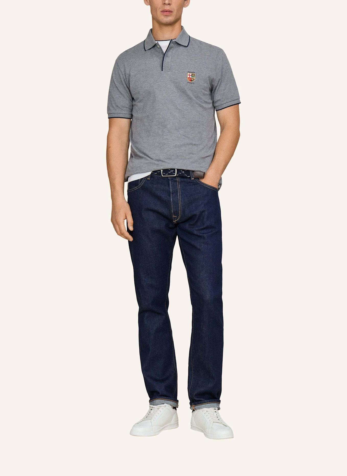 HACKETT LONDON Poloshirt HERITAGE LRC SMALL LGO: HELLGRAU