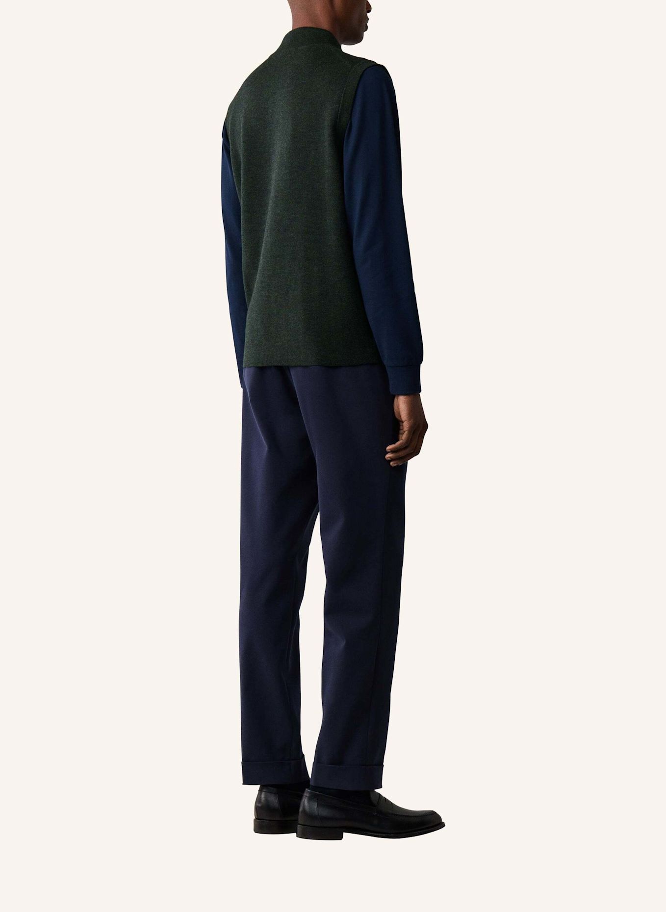 HACKETT LONDON Pullover MILANO KNIT GILET: GRÜN