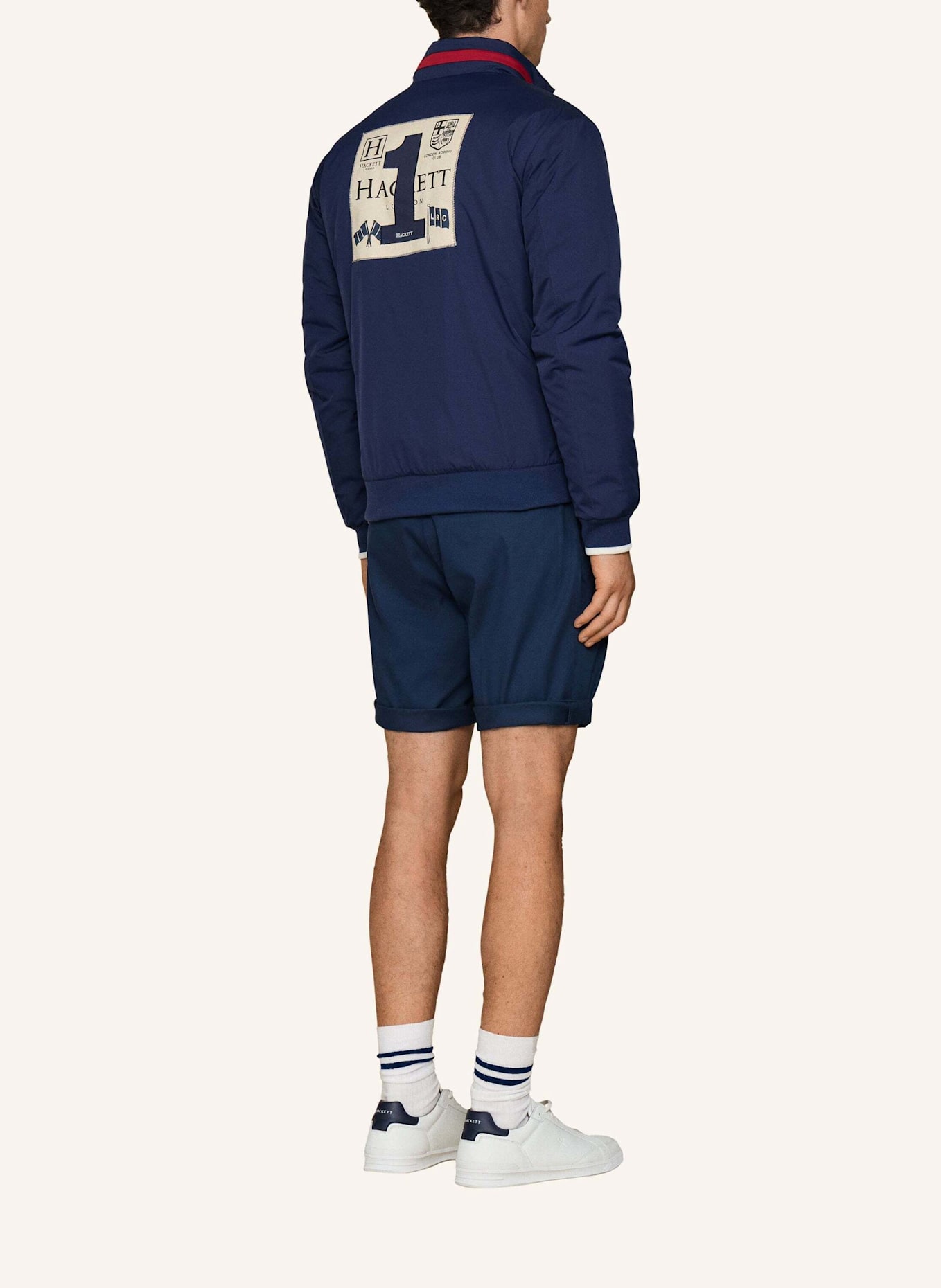 HACKETT LONDON Regenjacke H LRC WINDBREAKER: BLAU