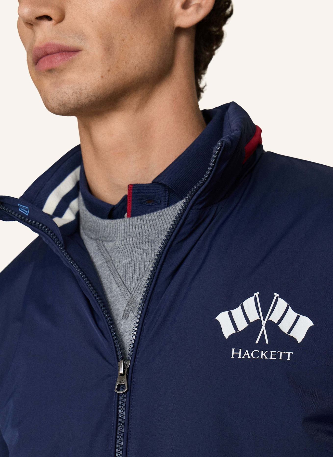 HACKETT LONDON Regenjacke H LRC WINDBREAKER: BLAU