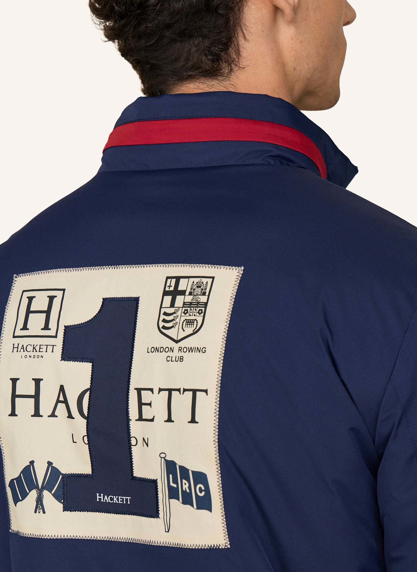 HACKETT LONDON Regenjacke H LRC WINDBREAKER: BLAU