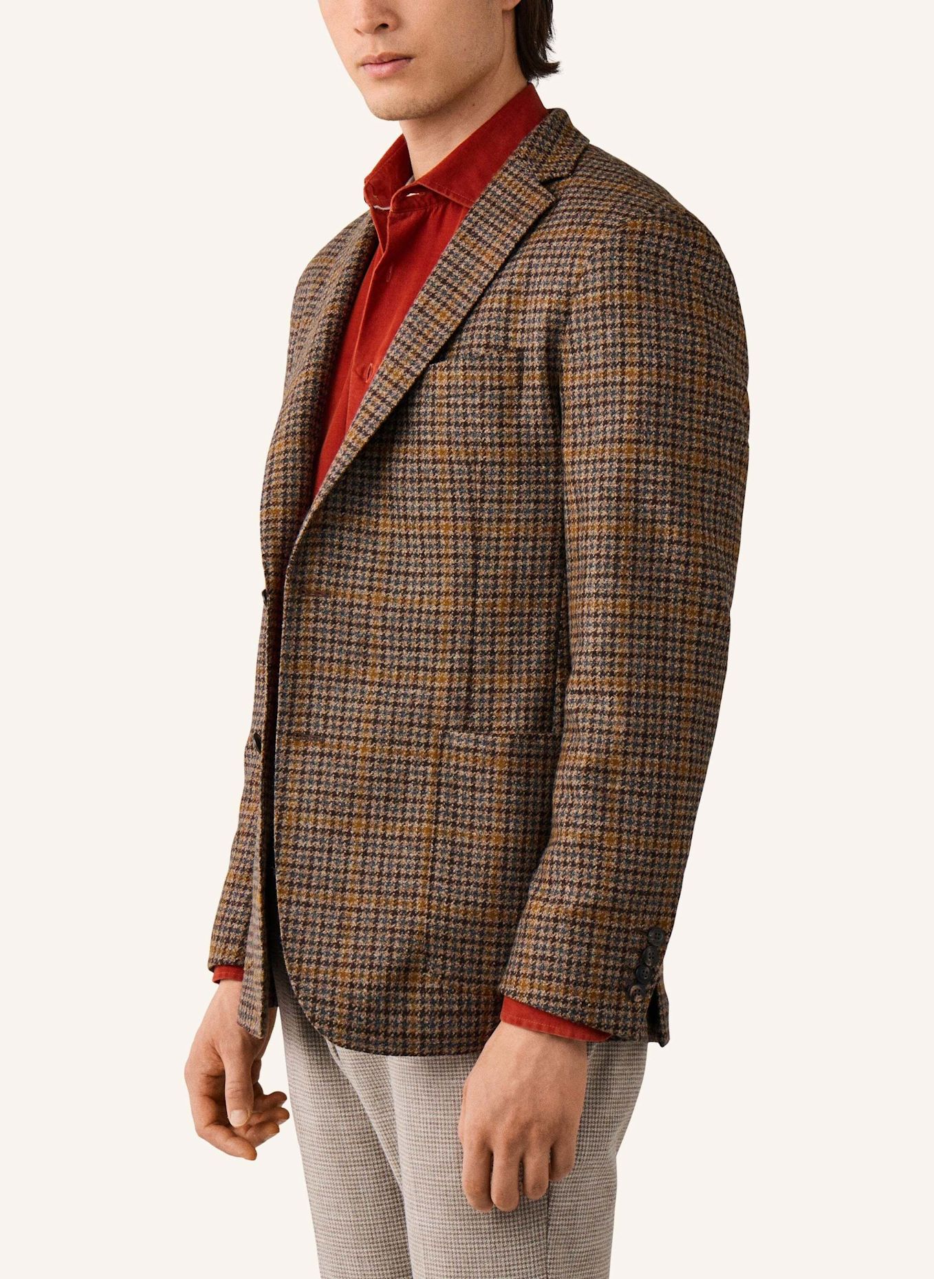 HACKETT LONDON Sakko WL CASH GUNCLUB: BEIGE